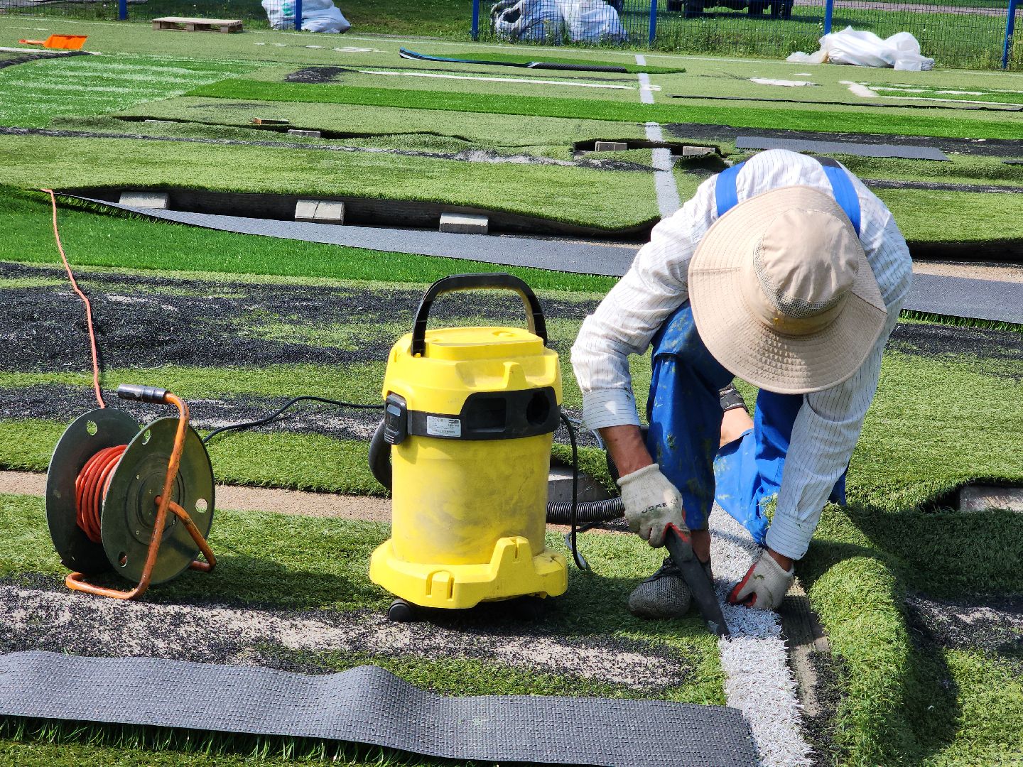 ремонт, футбольное поле, спорт, старая купавна, богородский городской округ,
