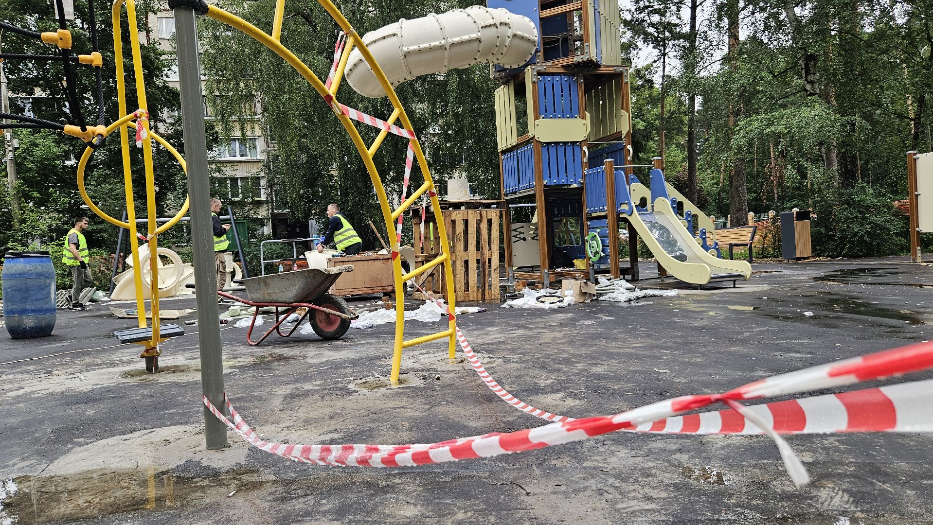 детская площадка, жуковский, дети,