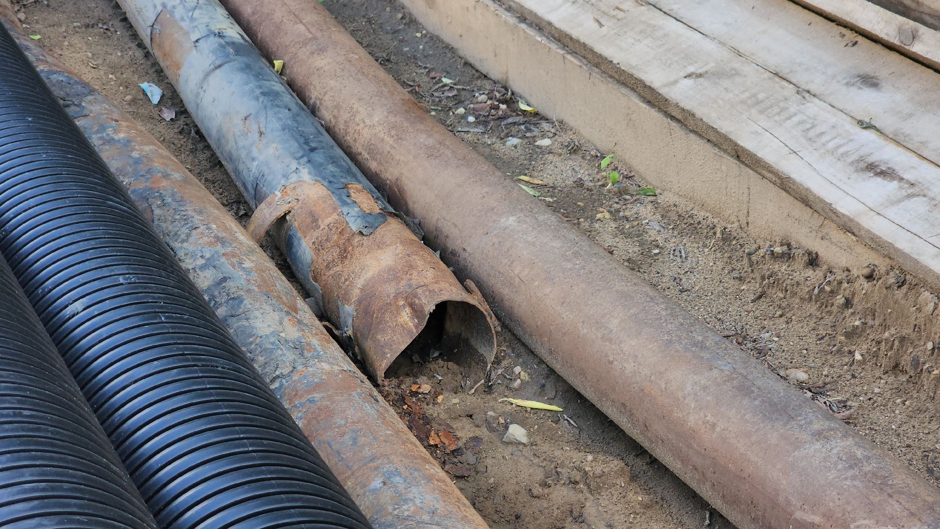 лосино-петровский, ремонт коллектора, замена труб,