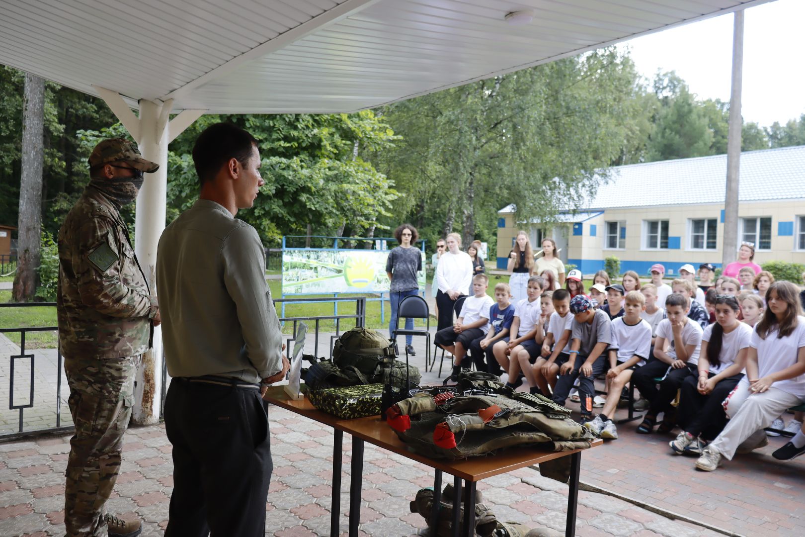 зарайск, урок мужества, дол осетр, патриотическая акция,