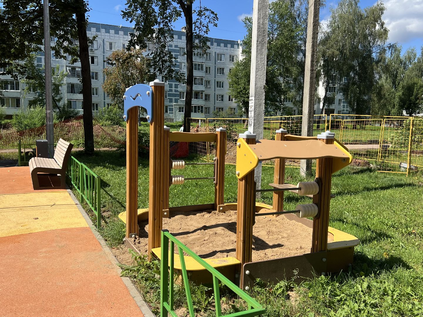 Запрудня, талдомский городской округ, детская  площадка,