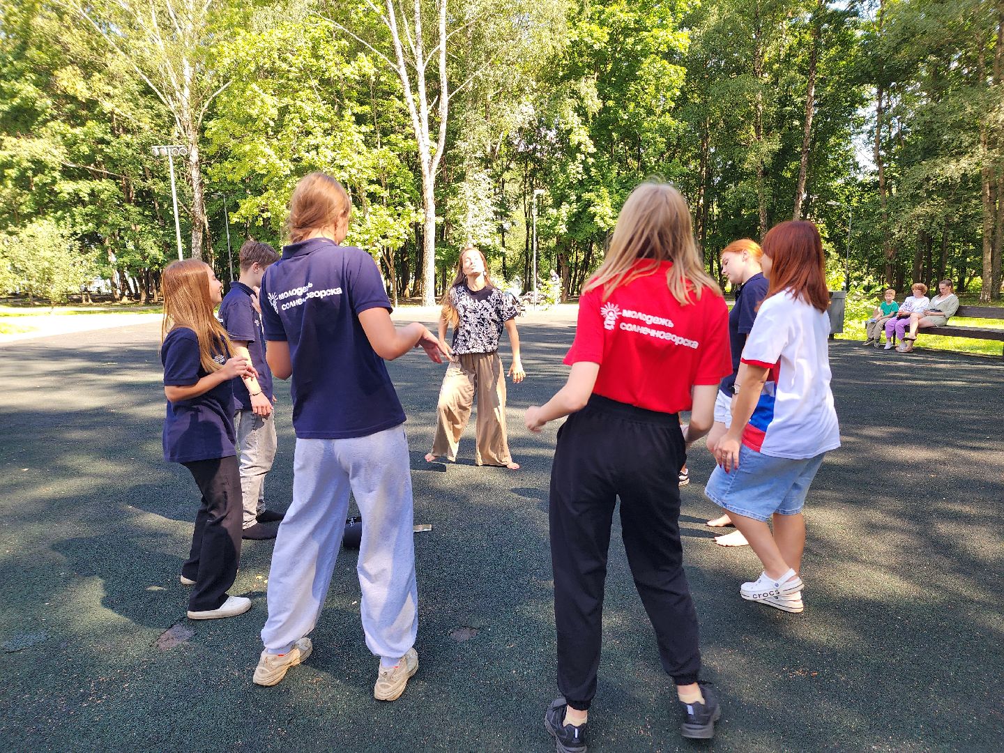 солнечногорск, лето , йога , молодежь ,