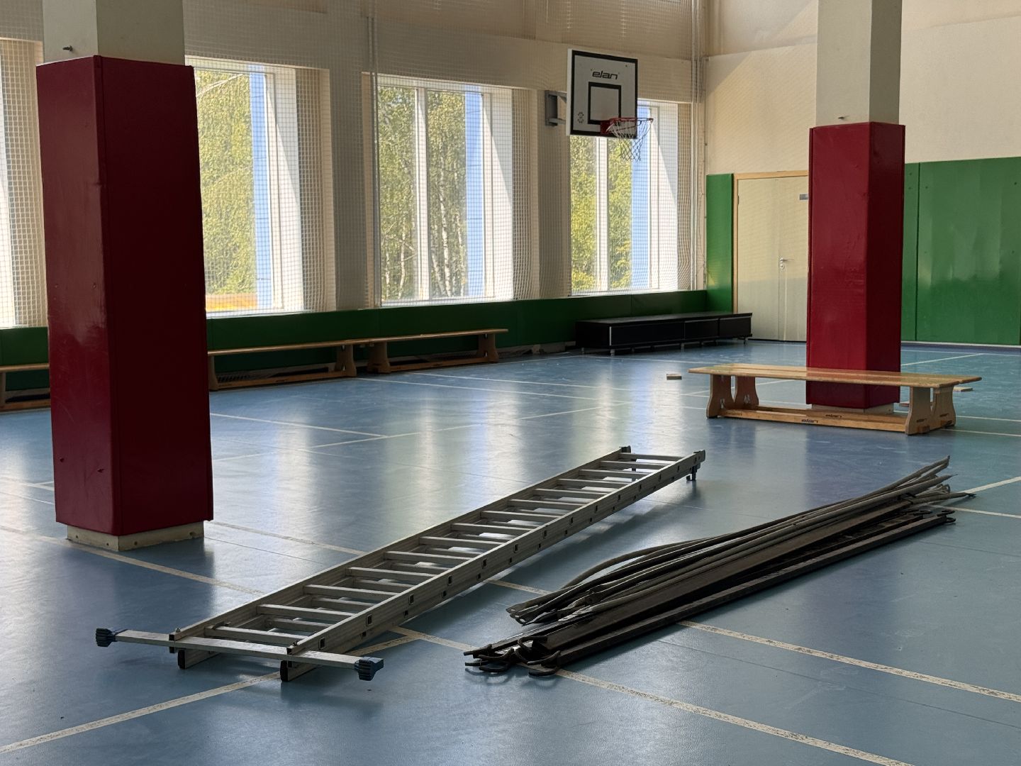 Подготовка к новому учебному году, Ремонт школы, Лесногородская школа, Одинцово,