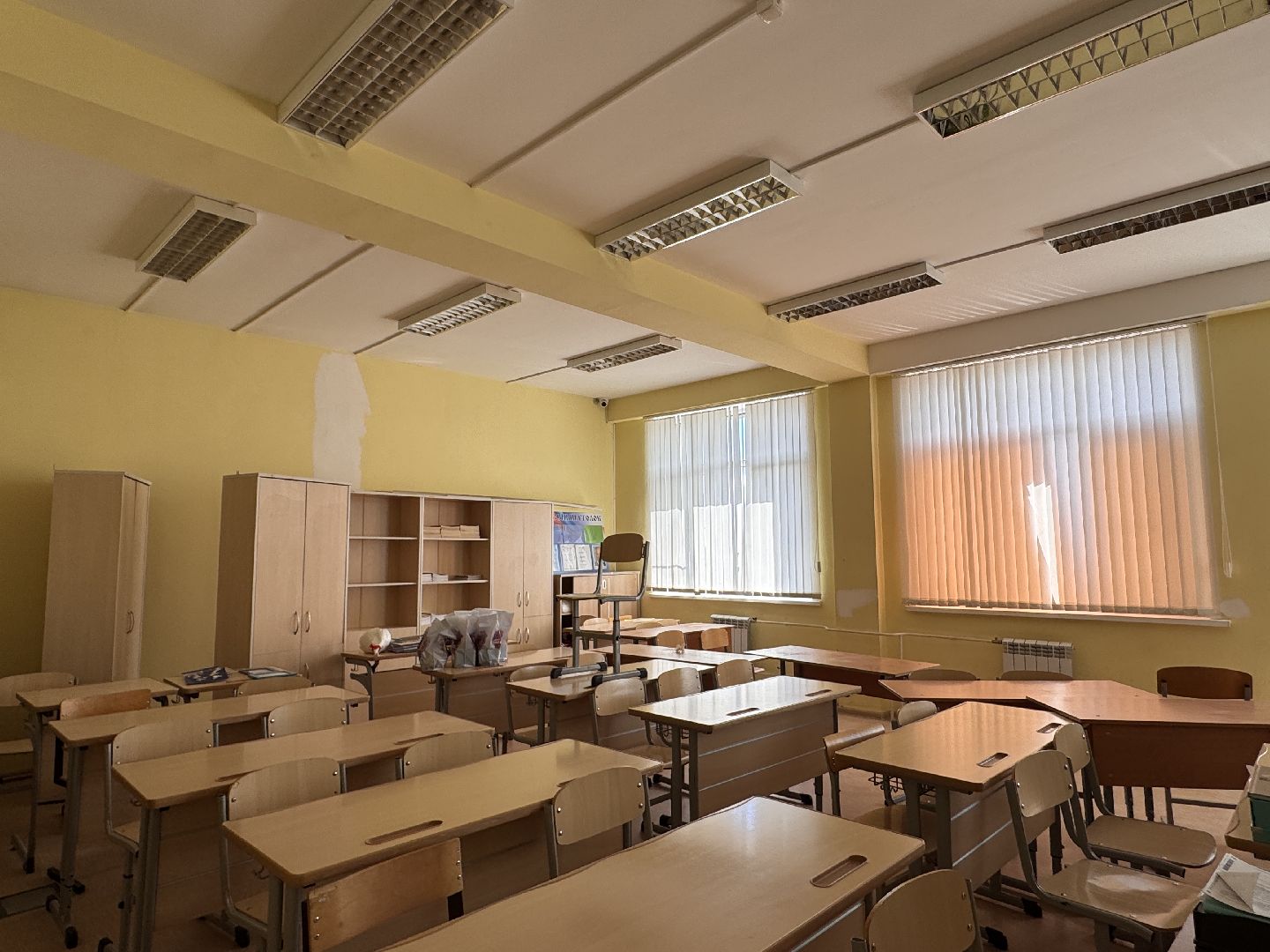 Подготовка к новому учебному году, Ремонт школы, Лесногородская школа, Одинцово,