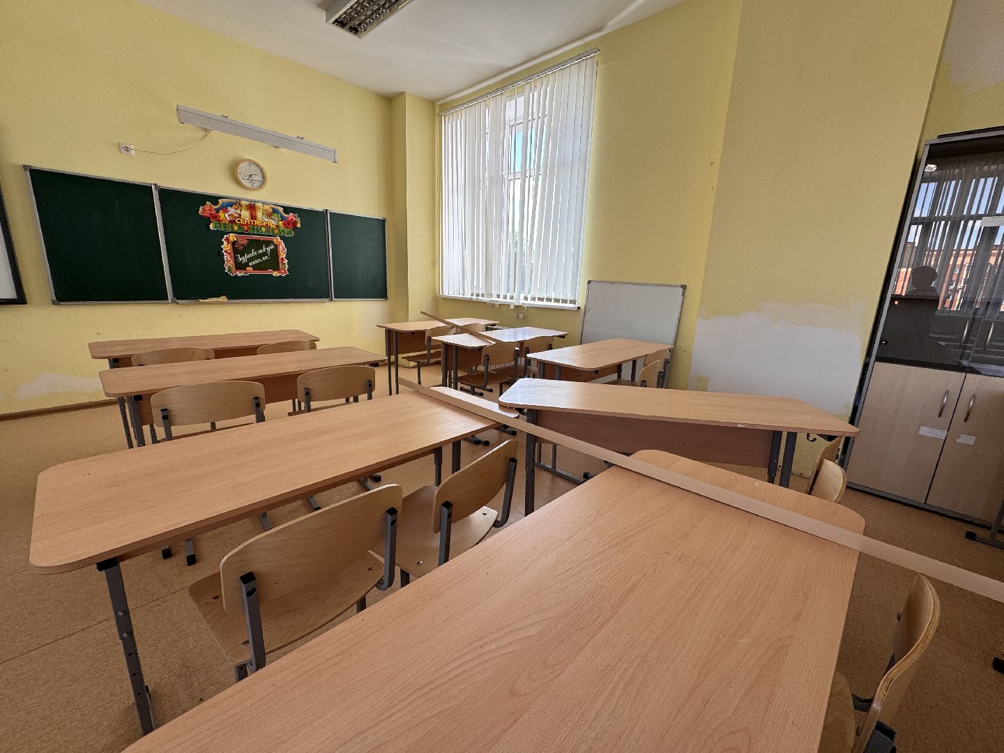 Подготовка к новому учебному году, Ремонт школы, Лесногородская школа, Одинцово,