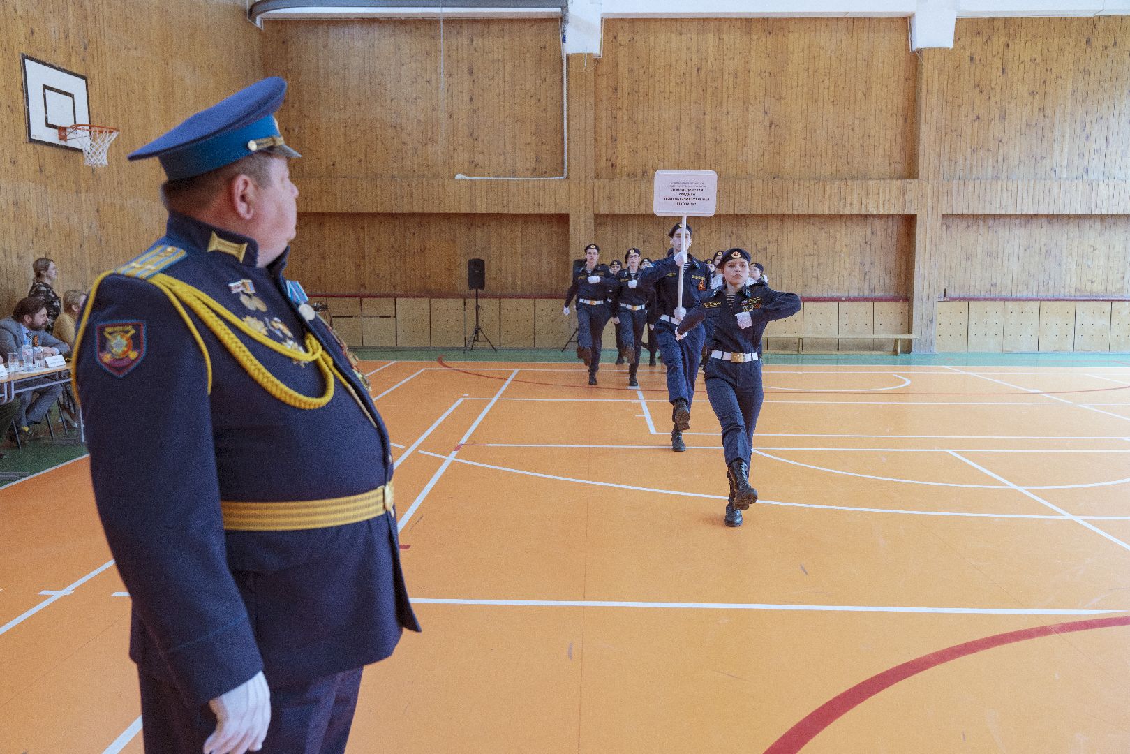 Смотр строя и песни, школа, Домодедово