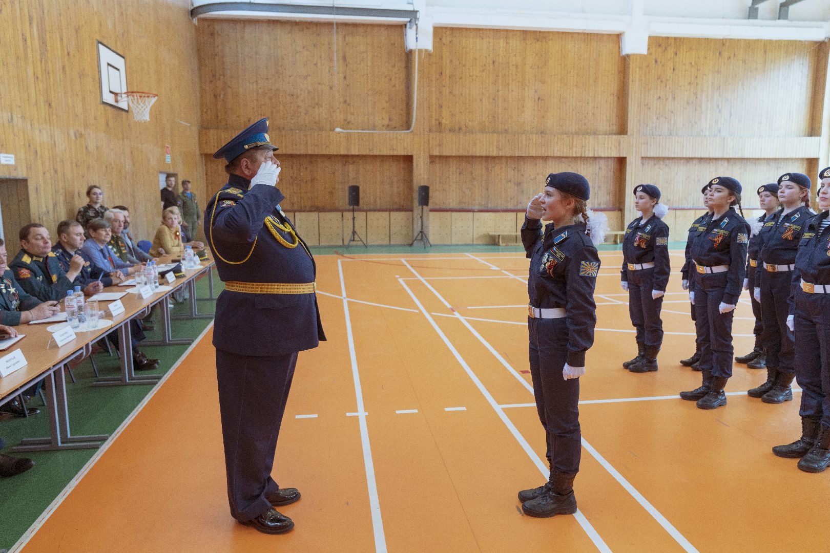 Смотр строя и песни, школа, Домодедово