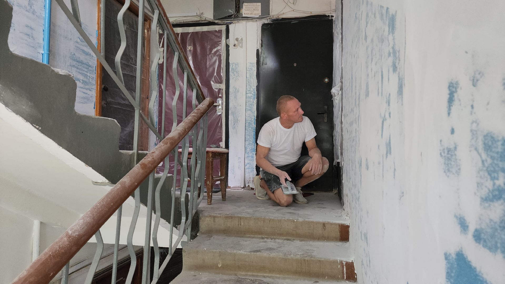 кашира, жкх, ремонт подъездов, места общего пользования, капитальный ремонт, управляющая компания, безопасный регион,