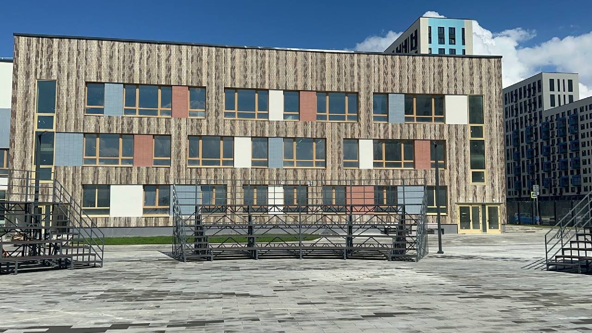 строительство школы, домодедово,