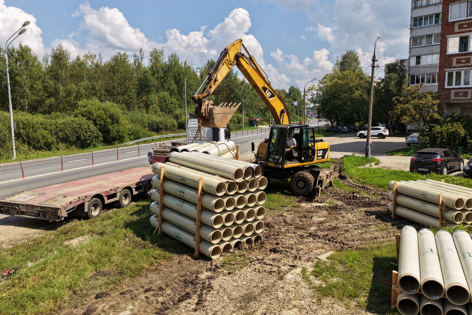 видео с коптера, ремонт коллектора,