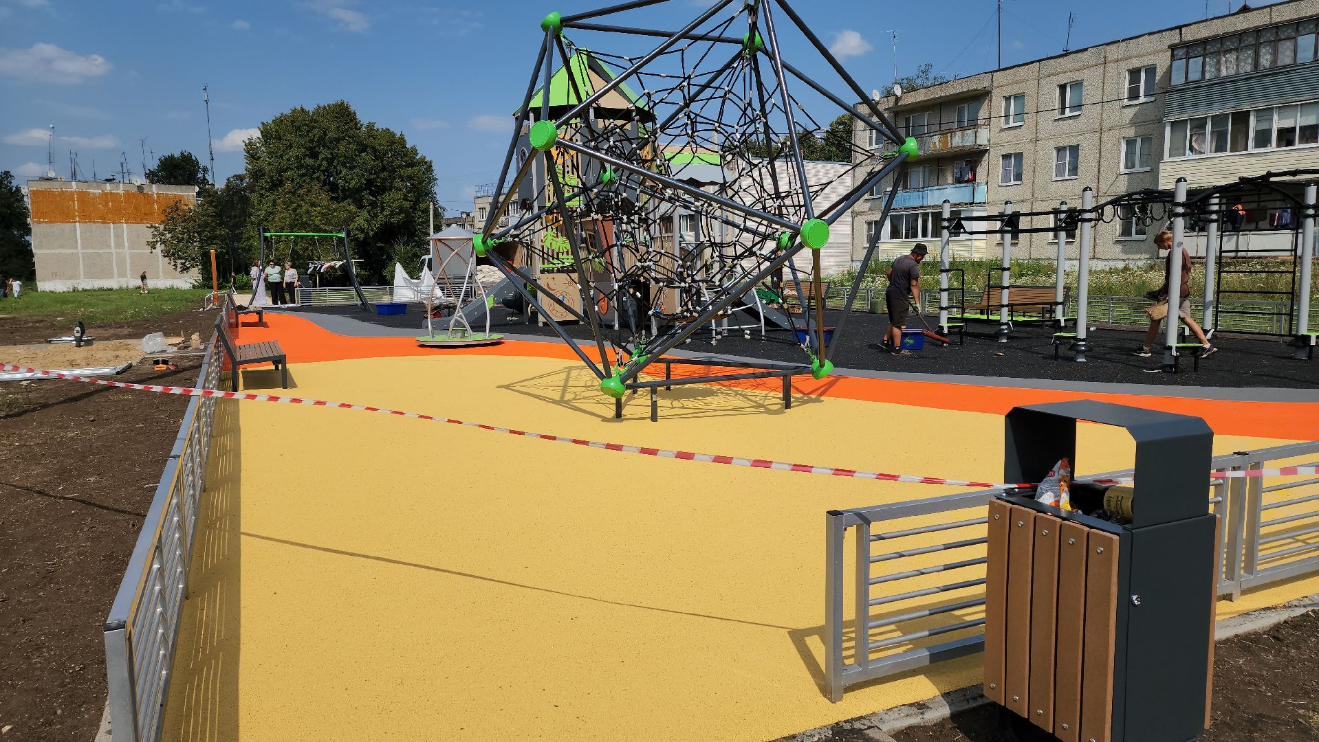 луховицы, губернаторская детская площадка, орешково, благоустройство,