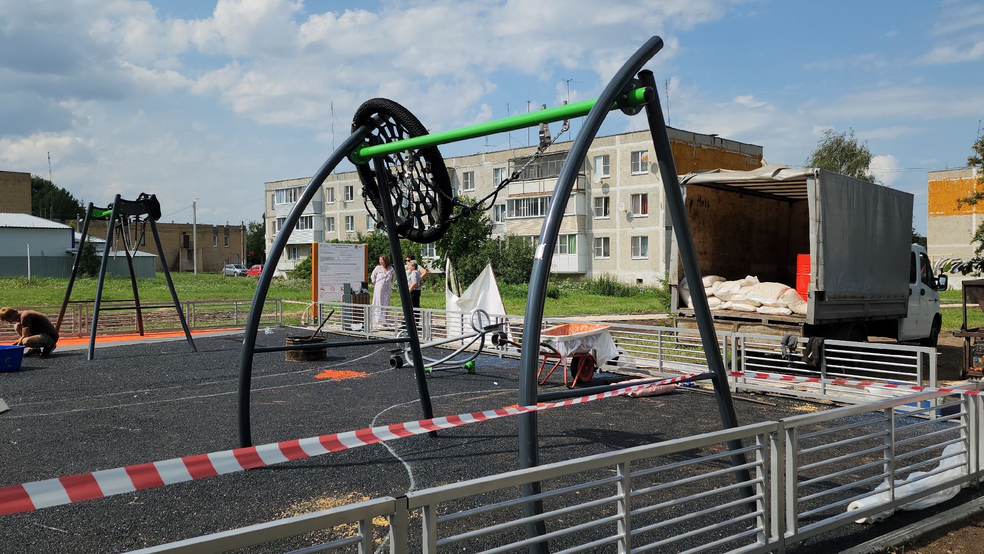 луховицы, губернаторская детская площадка, орешково, благоустройство,