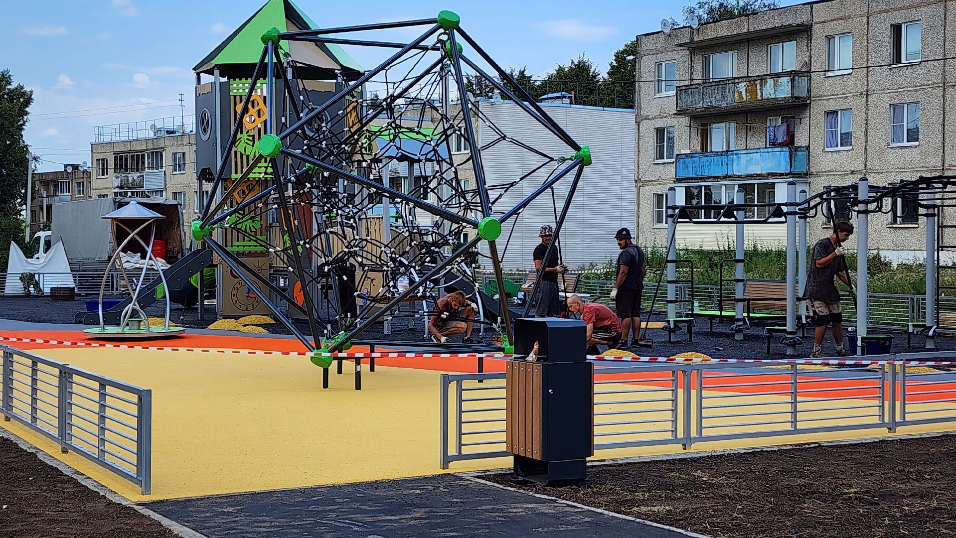 луховицы, губернаторская детская площадка, орешково, благоустройство,