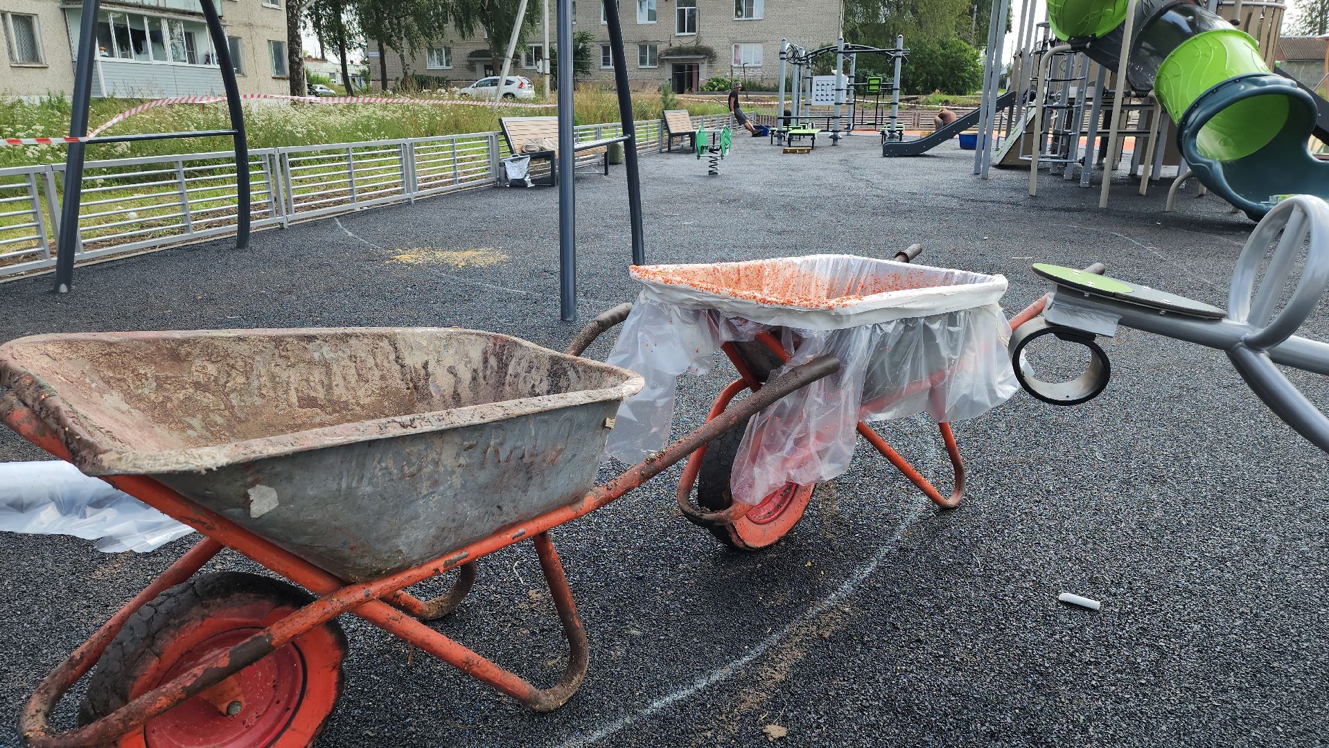луховицы, губернаторская детская площадка, орешково, благоустройство,