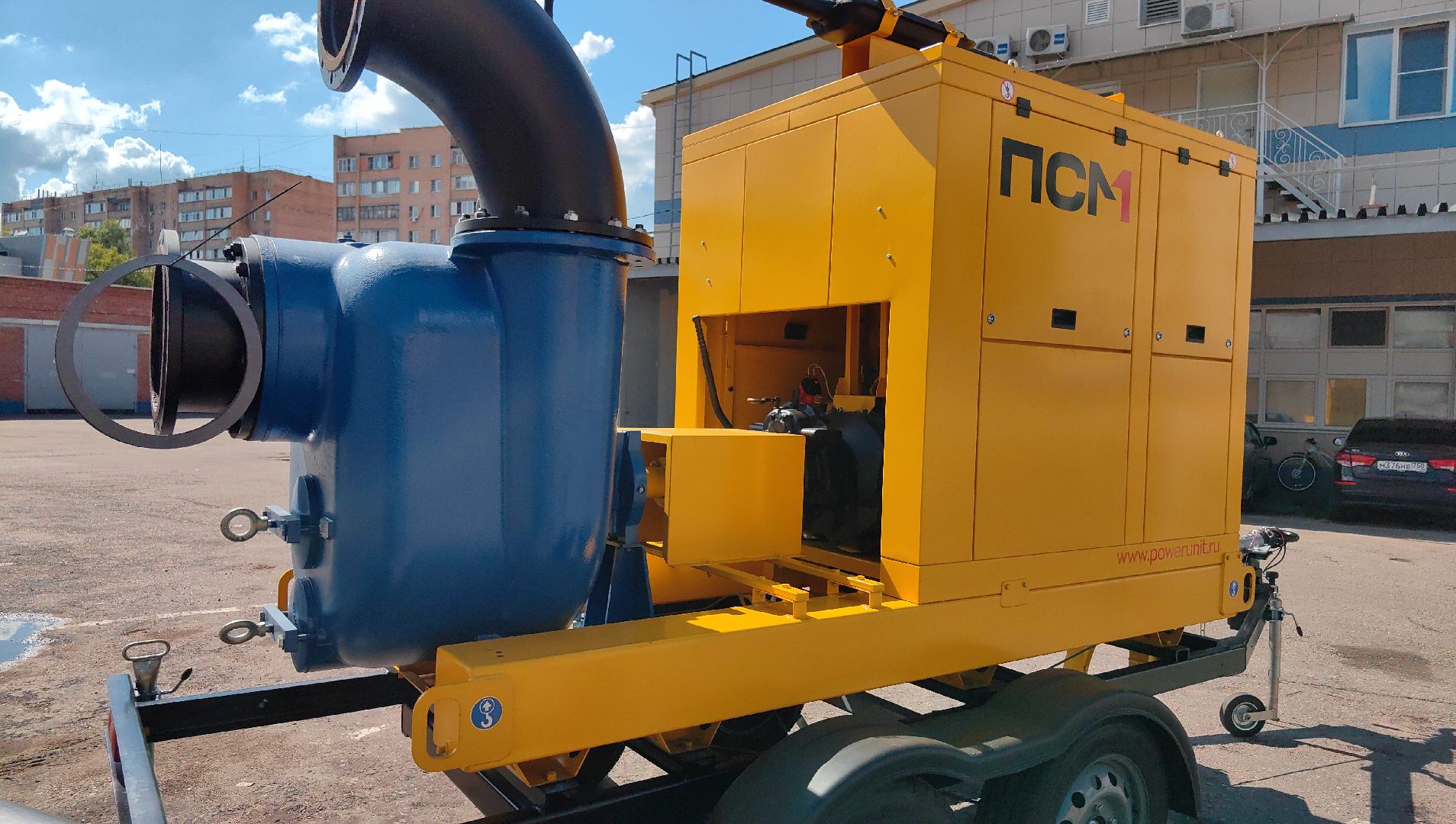 мотопомпа, водоканал, парк, канализация, стоки,