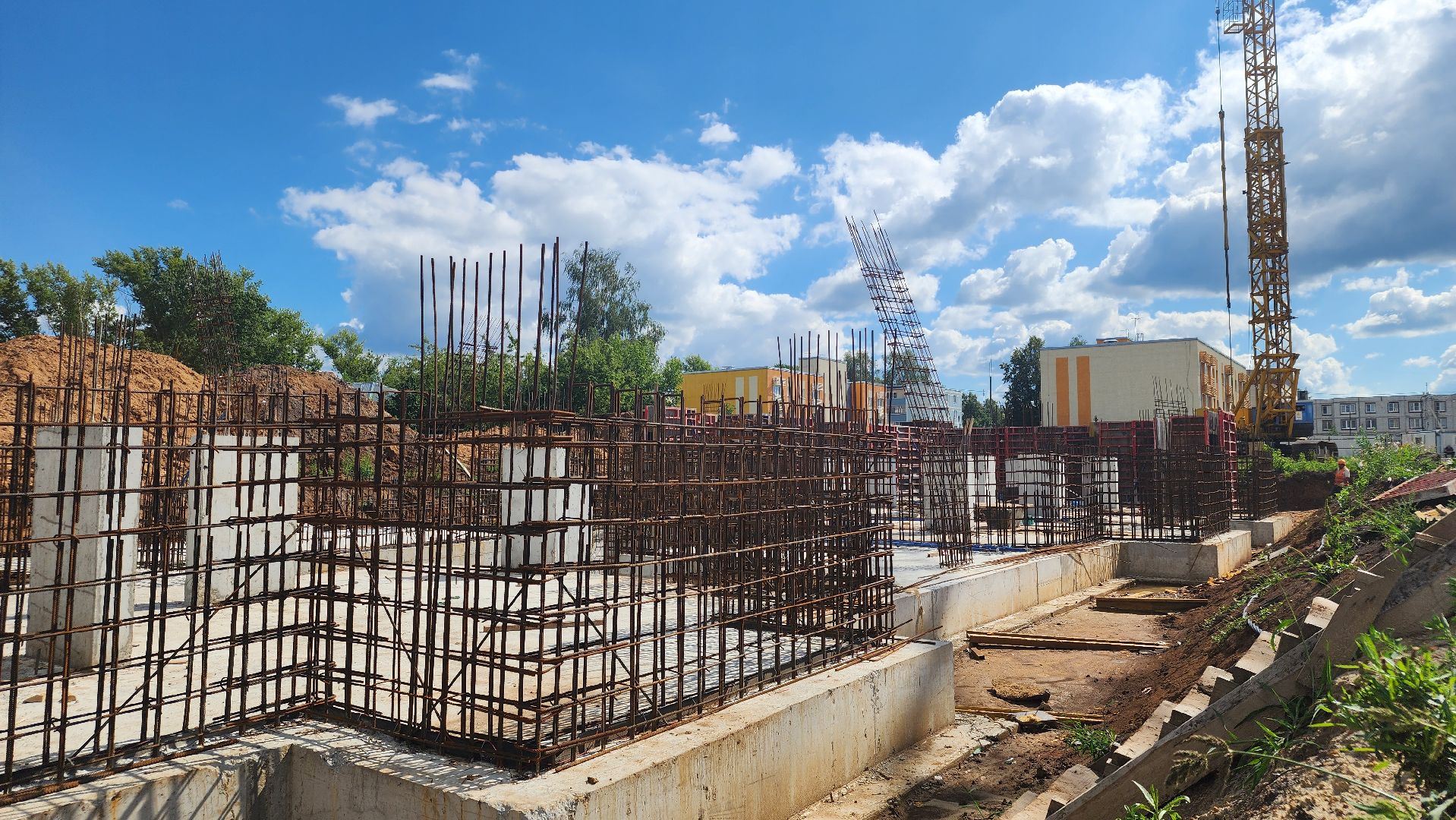 Зарайск, Строительство, Новый дом в Зарайске, Жилье для переселенцев,