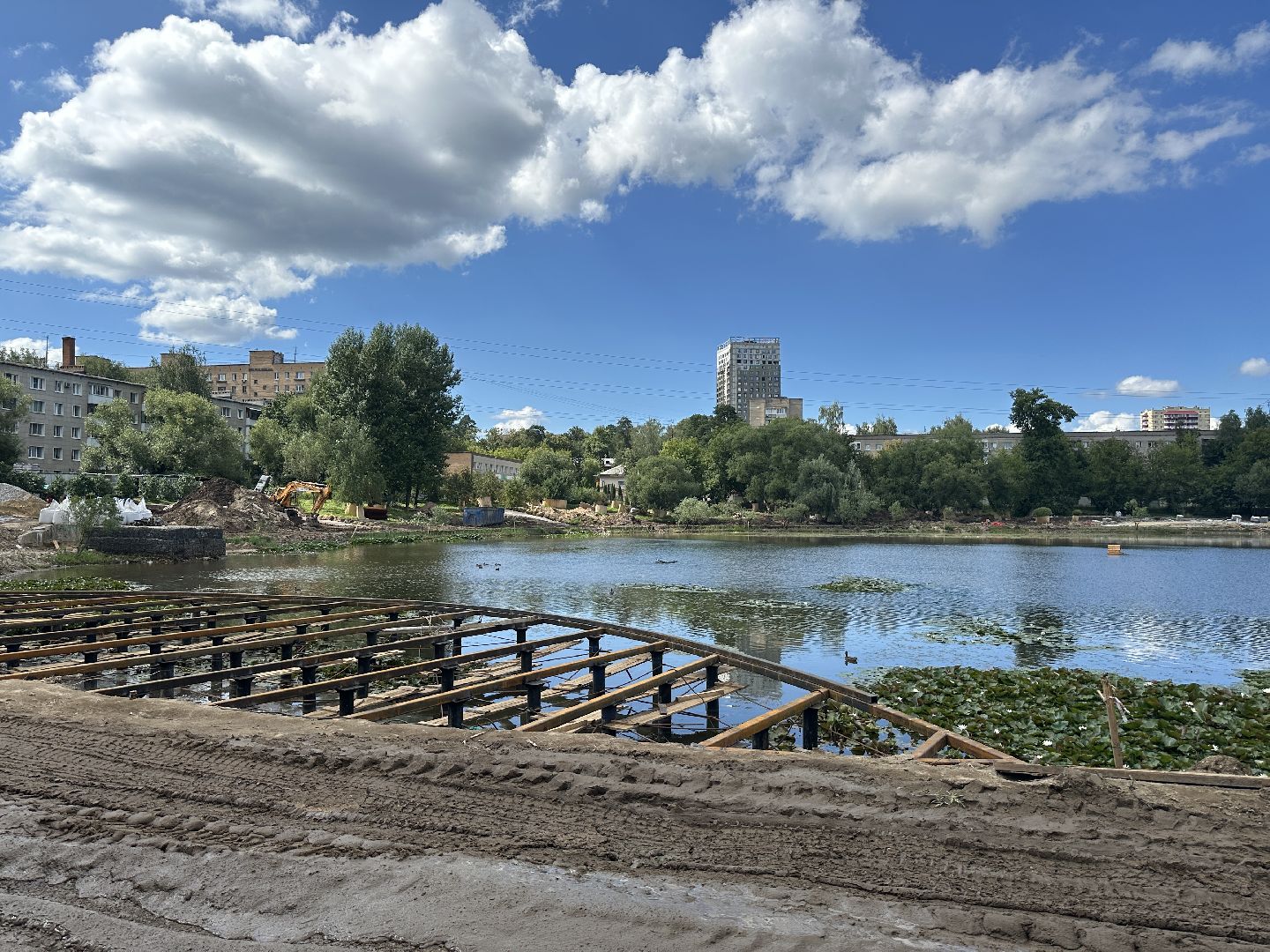 пушкино, пушкинский городской округ, травинское озеро, Травинская набережная, благоустройство,