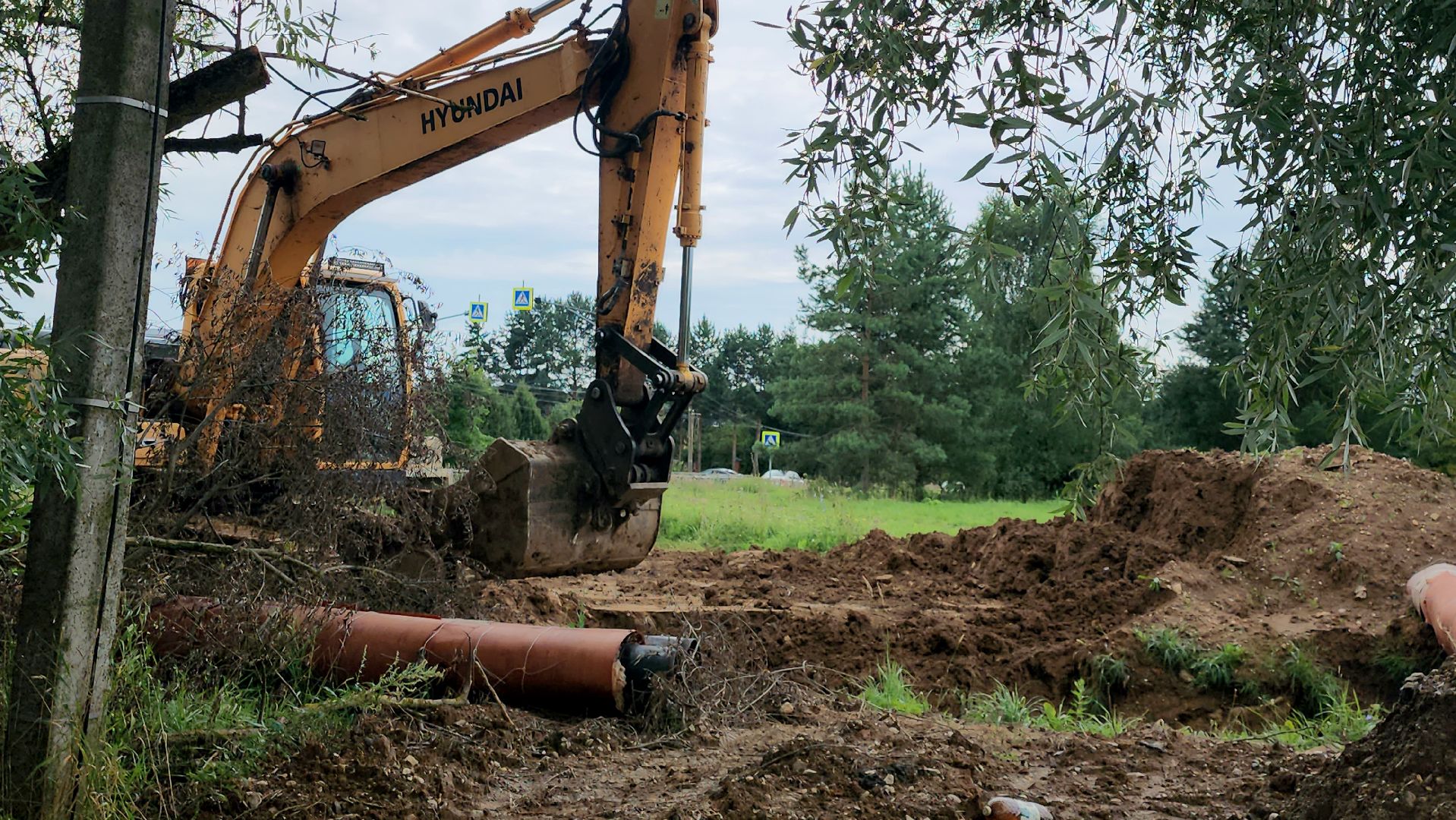 наро-фоминский городской округ, новая ольховка, ремонт тепловых сетей, зима близко, подготовка к отопительному сезону, олег рожнов,