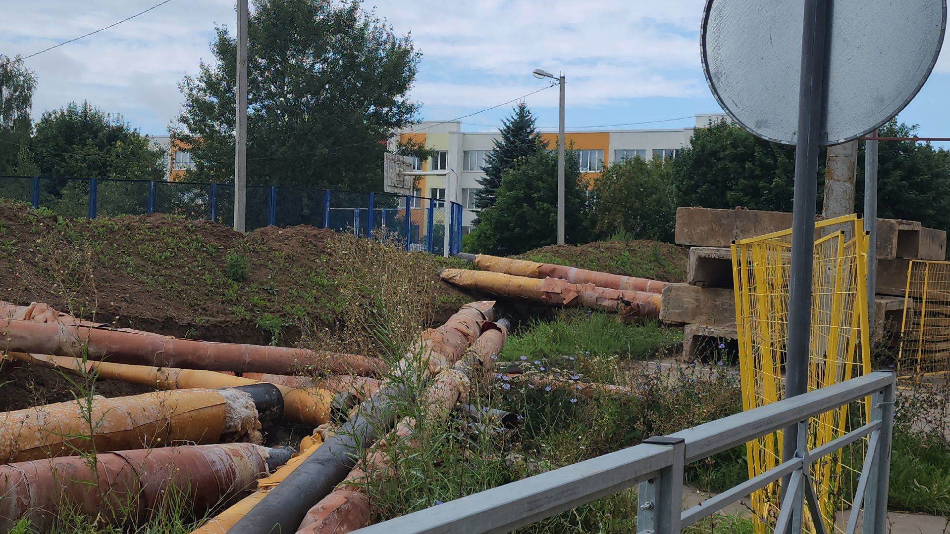 наро-фоминский городской округ, новая ольховка, ремонт тепловых сетей, зима близко, подготовка к отопительному сезону, олег рожнов,