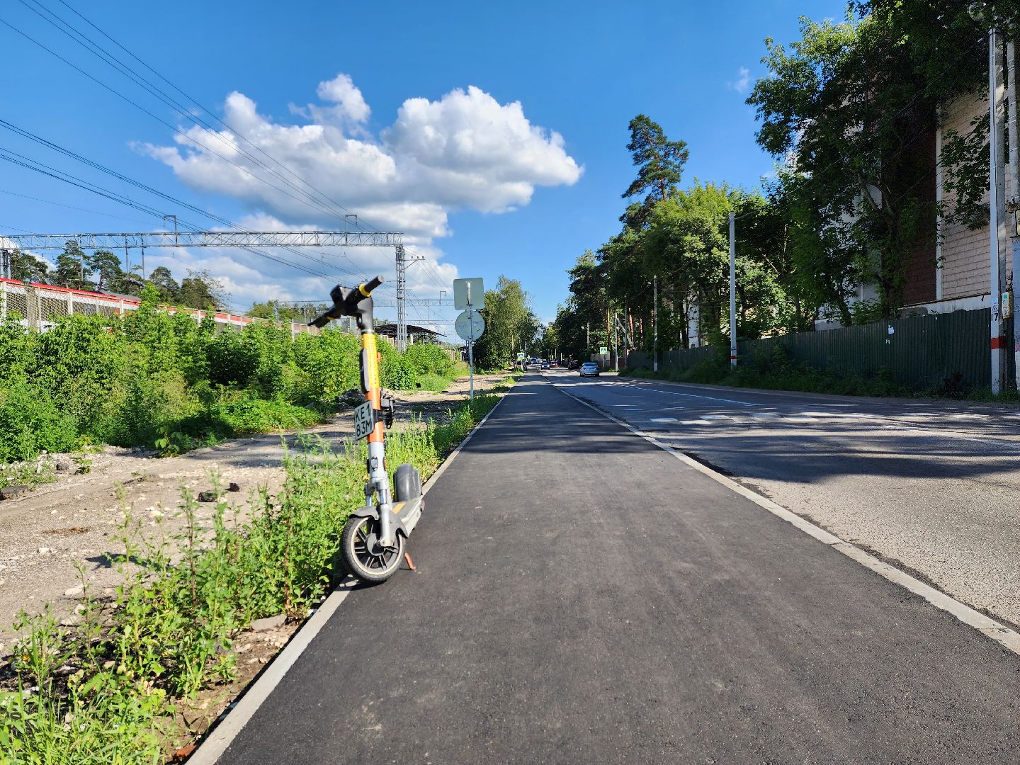 раменское, дороги, новый тротуар в поселке ильинский,