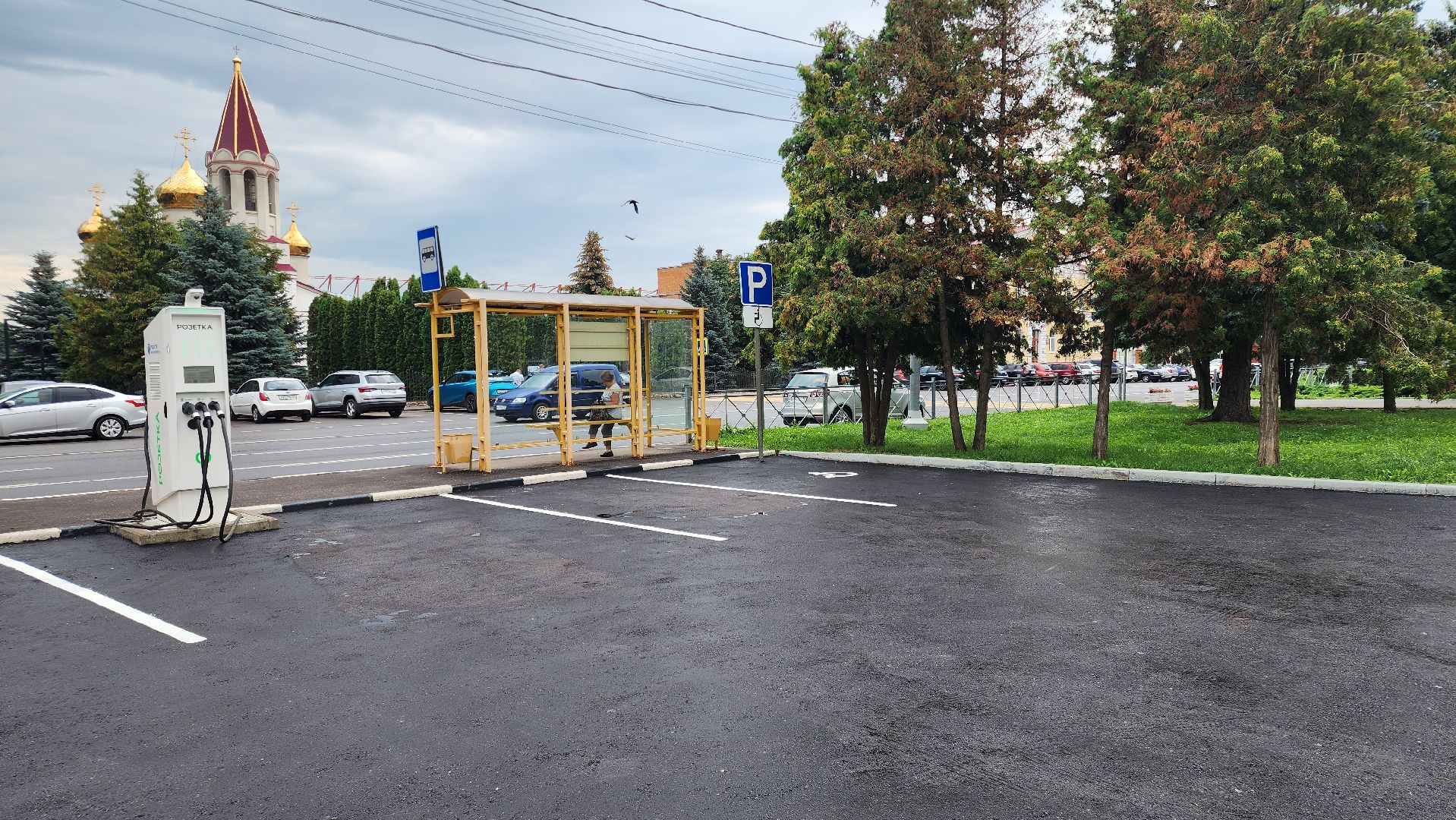 серебряные пруды, мфц, парковка, места для инвалидов,