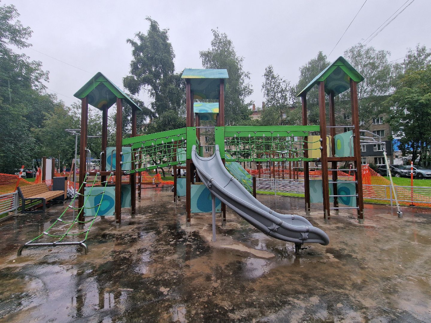 благоустройство территории в балашихе, балашиха, детская игровая площадка,