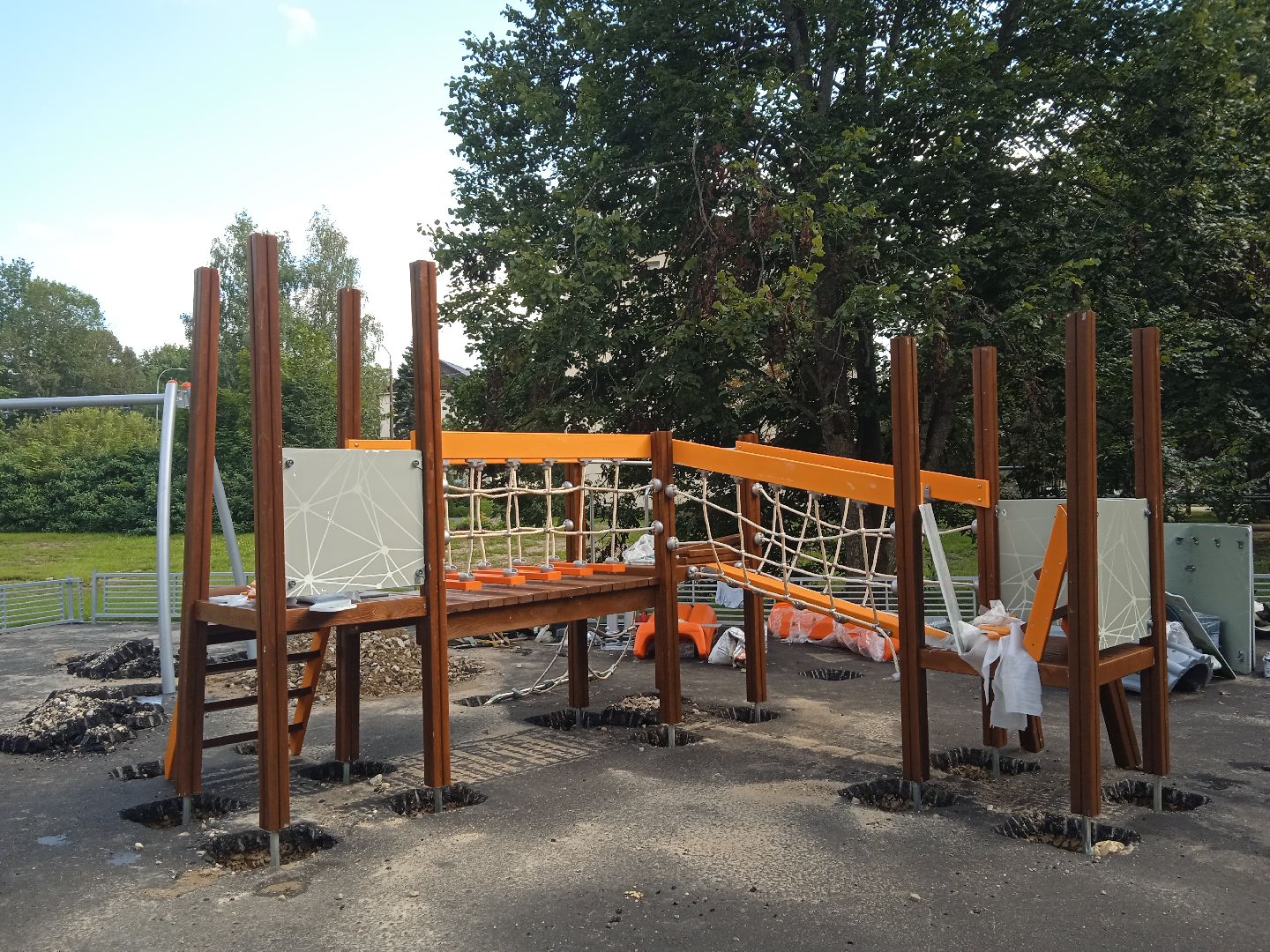 городской округ восход, благоустройство, детская площадка, спортивная площадка,