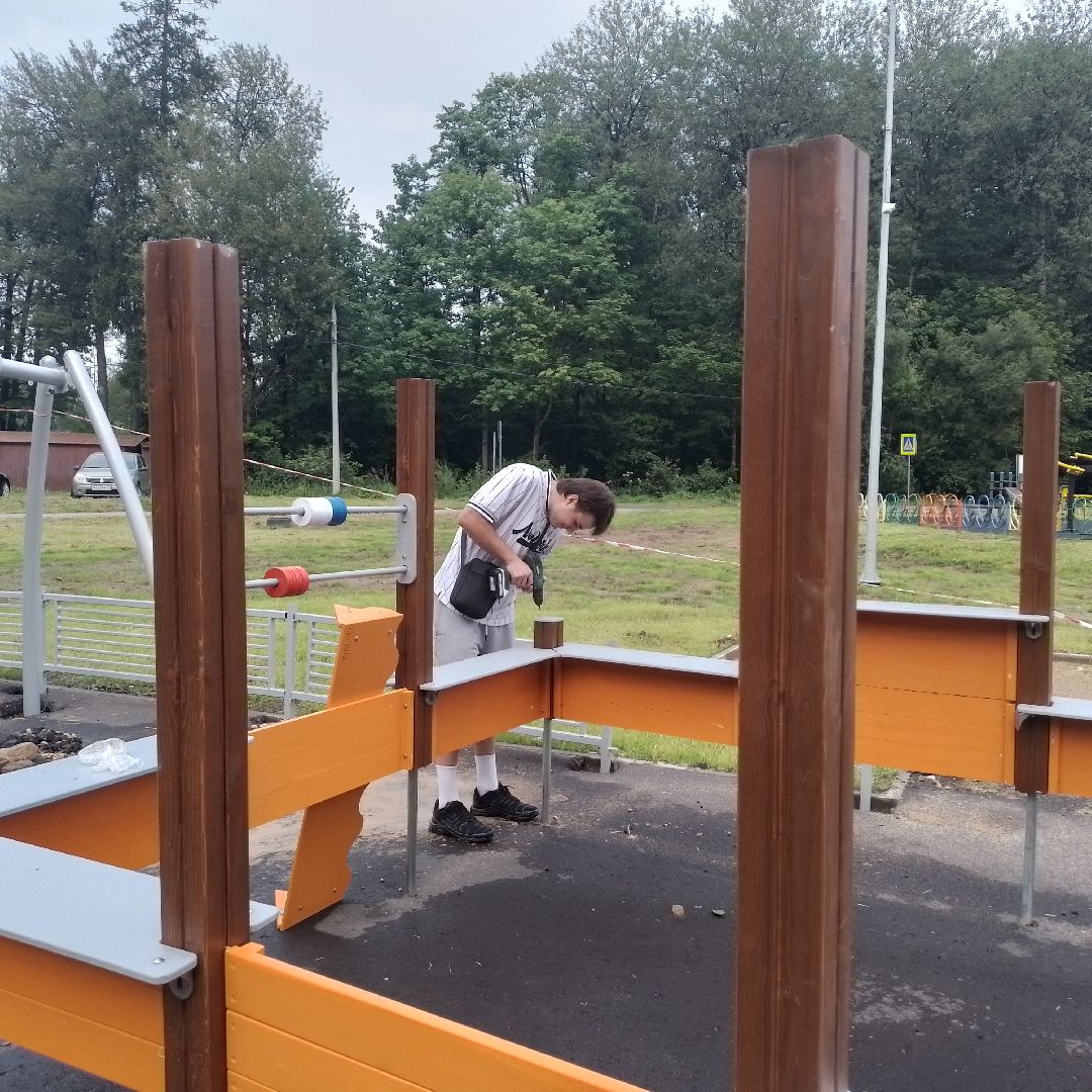 городской округ восход, благоустройство, детская площадка, спортивная площадка,