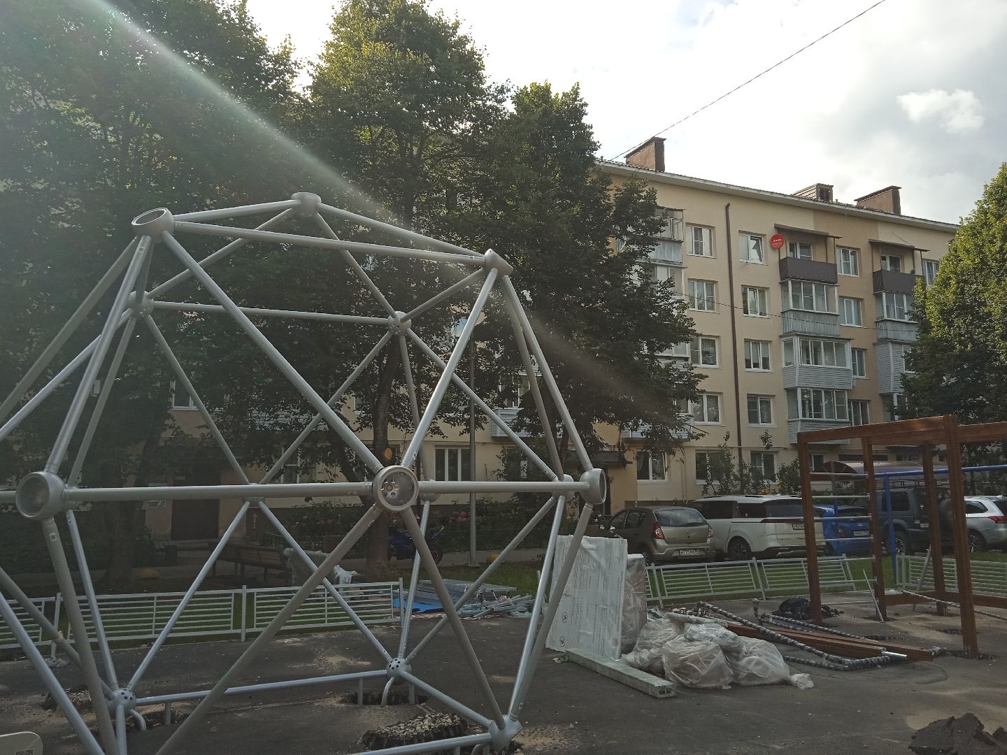 городской округ восход, благоустройство, детская площадка, спортивная площадка,