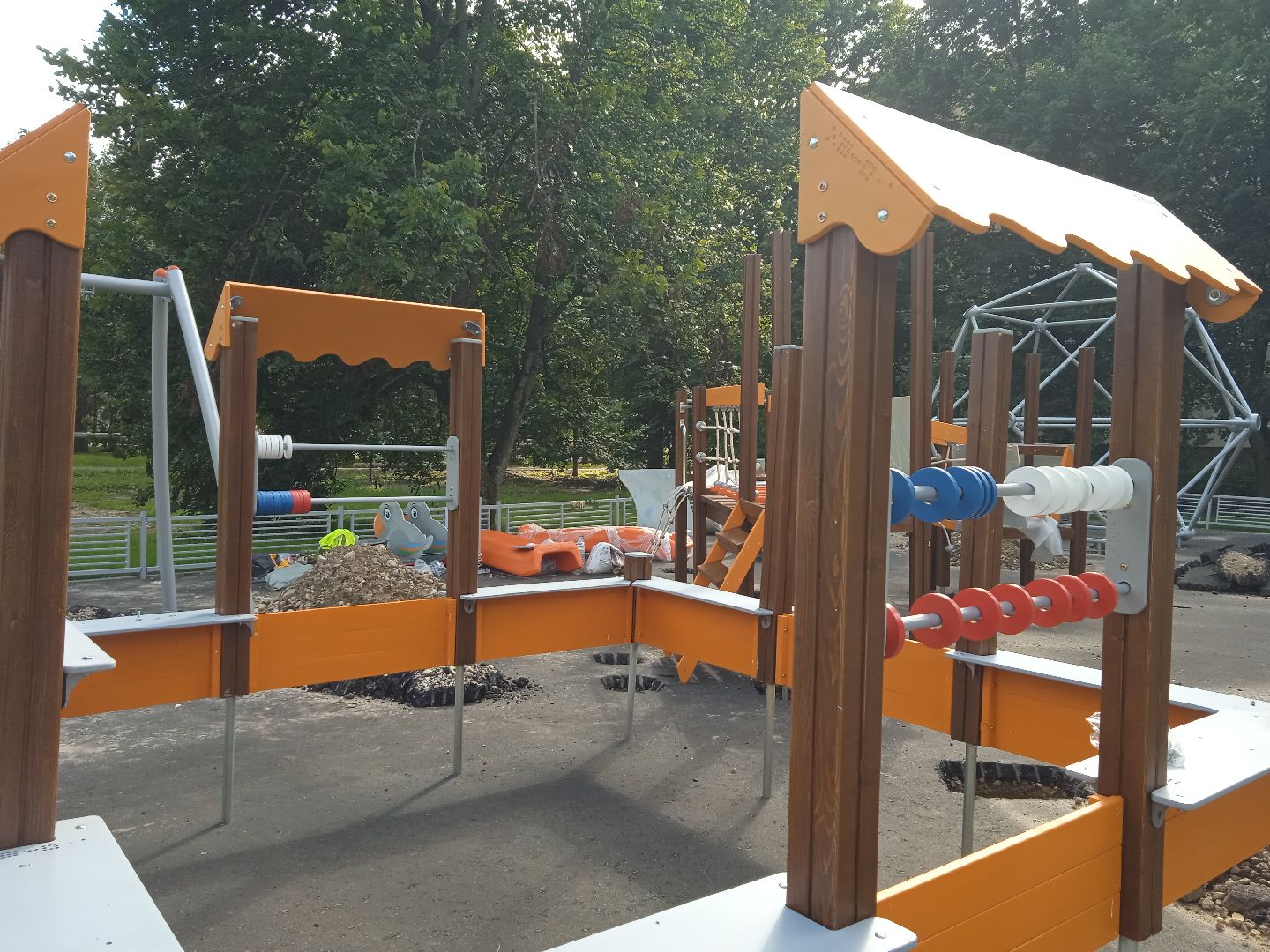 городской округ восход, благоустройство, детская площадка, спортивная площадка,