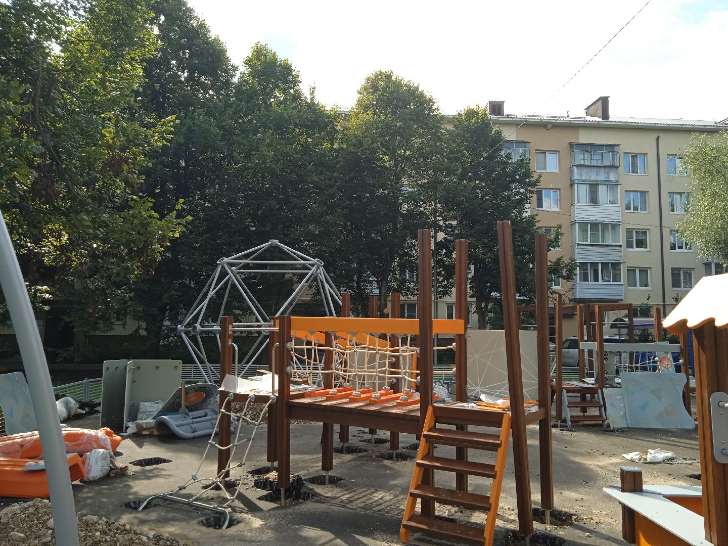 городской округ восход, благоустройство, детская площадка, спортивная площадка,