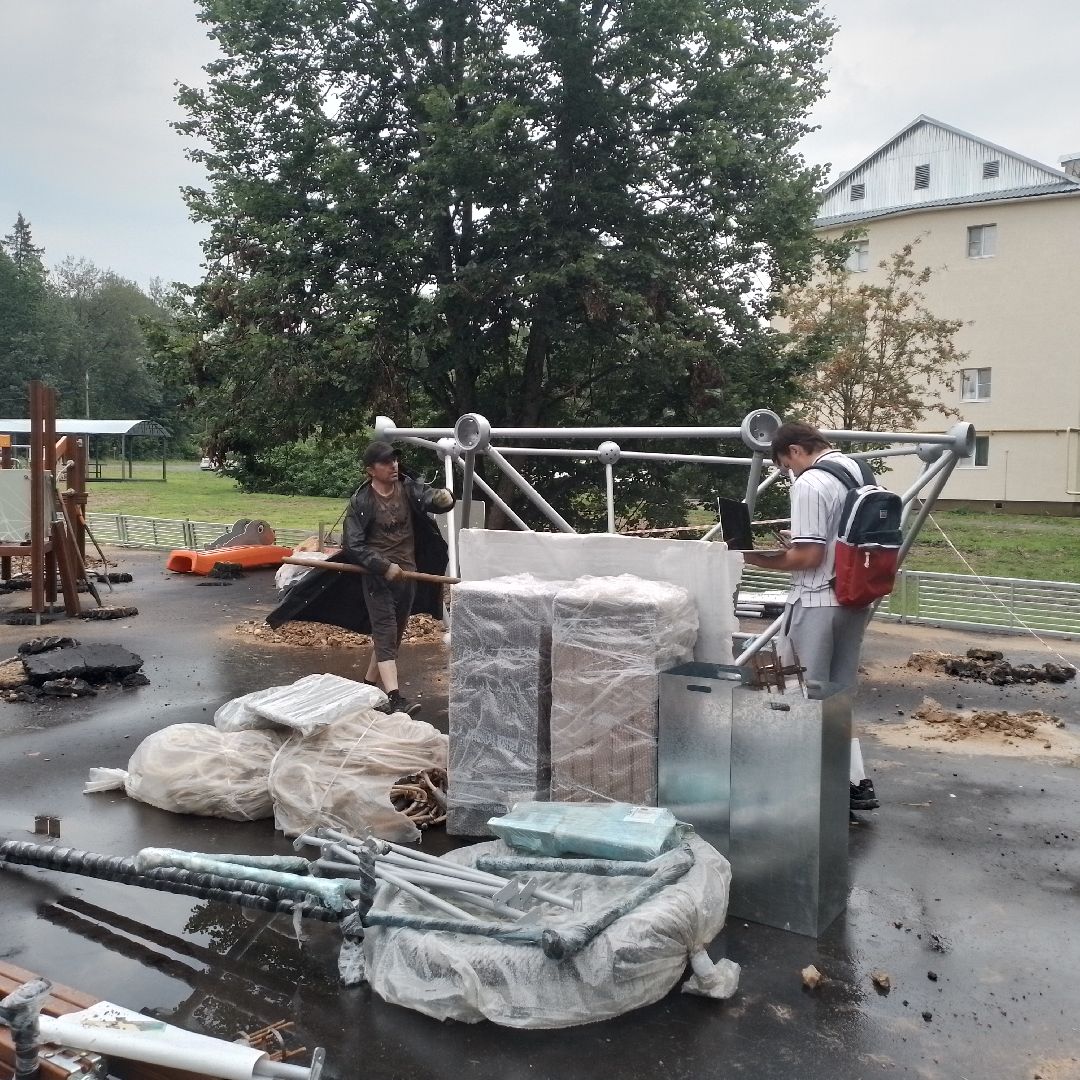 городской округ восход, благоустройство, детская площадка, спортивная площадка,