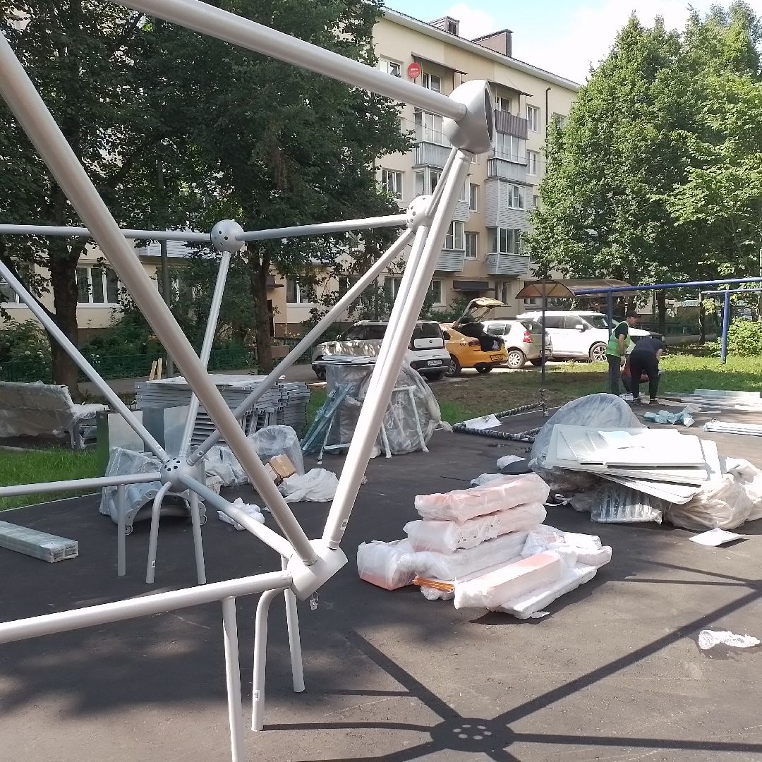 городской округ восход, благоустройство, детская площадка, спортивная площадка,