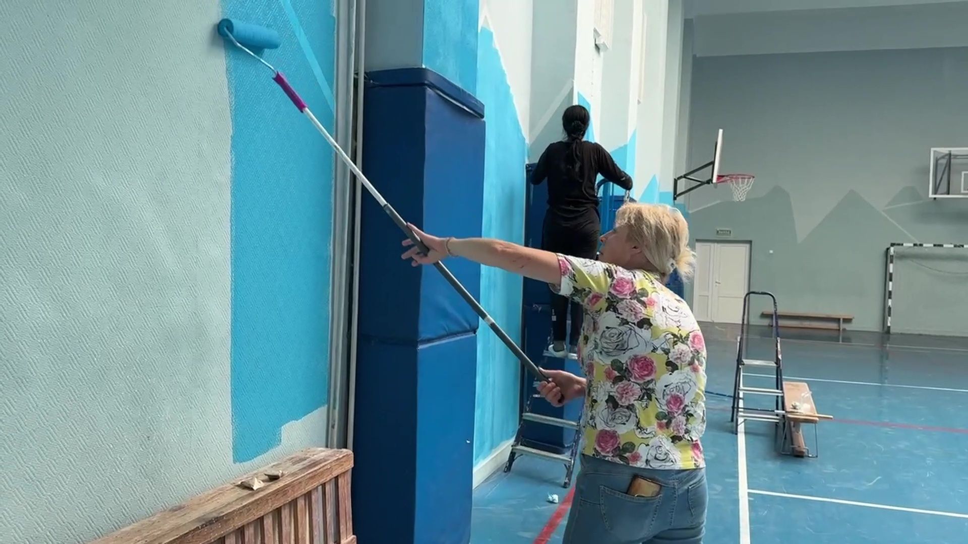 Реутов, образование, спортзал, ремонт, покраска, обои,