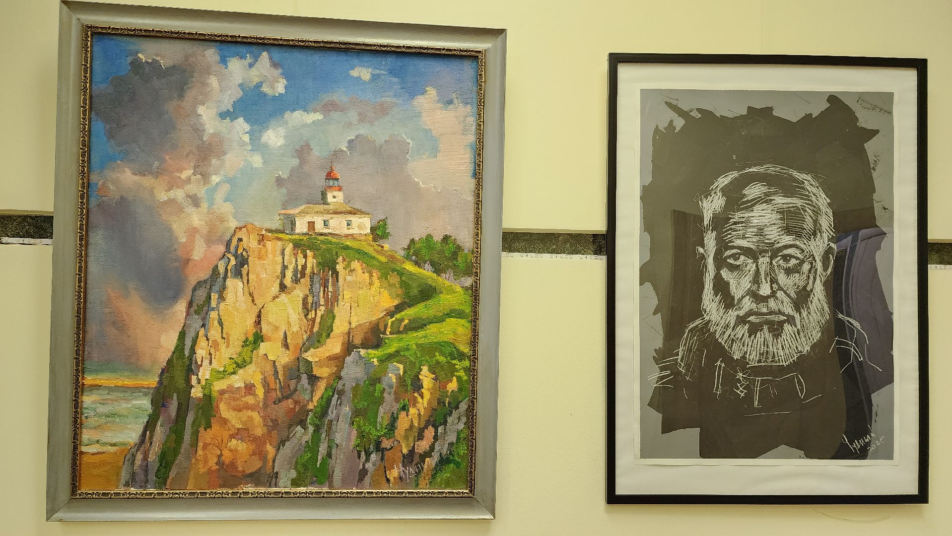 вертикалки, художественная выставка, пушкино, педагог-художник, живопись, графика, портрет, пейзаж, экспозиция,