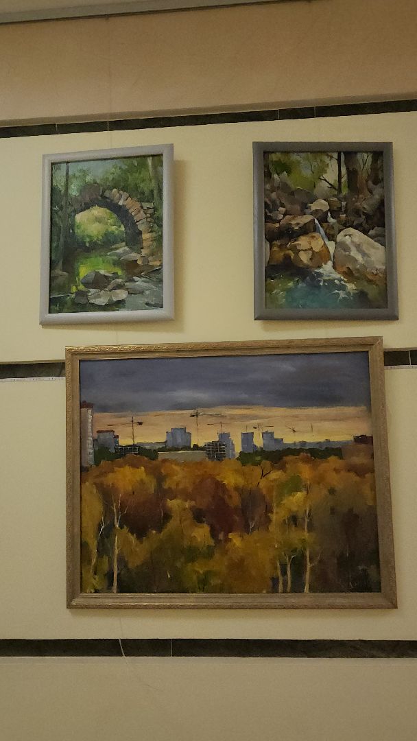 вертикалки, художественная выставка, пушкино, педагог-художник, живопись, графика, портрет, пейзаж, экспозиция,