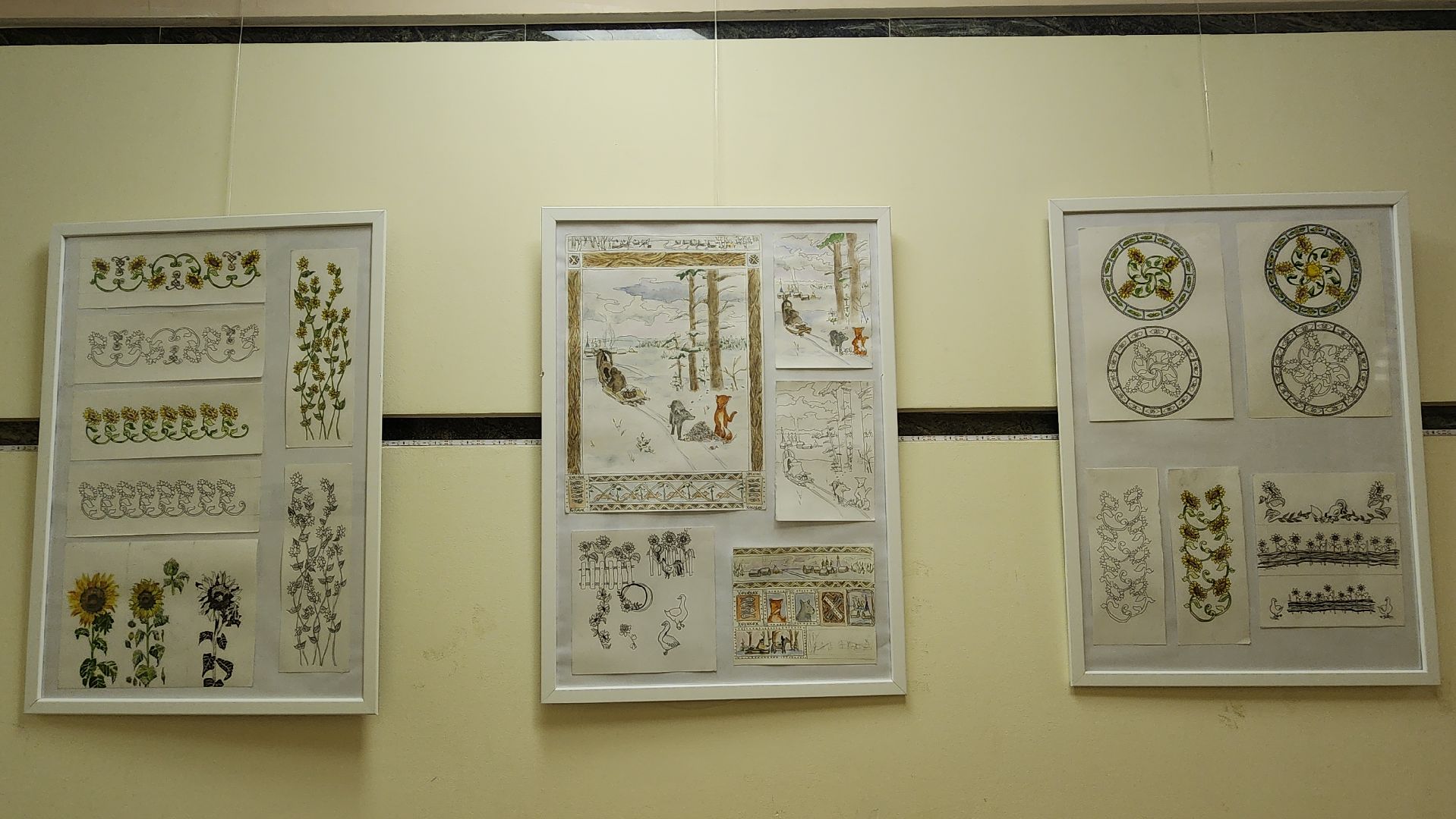 вертикалки, художественная выставка, пушкино, педагог-художник, живопись, графика, портрет, пейзаж, экспозиция,