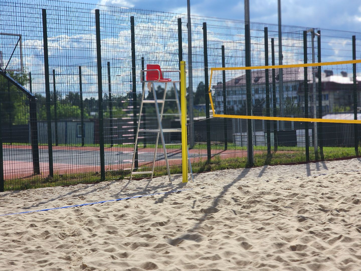 королёв, стадион чайка,  новые спортивные площадки на стадионе чайка,