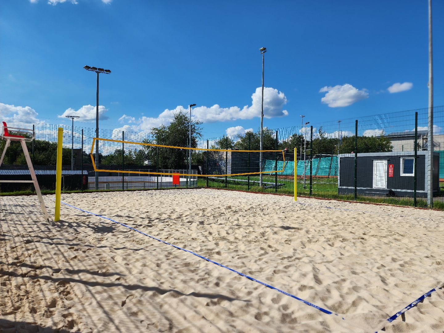 королёв, стадион чайка,  новые спортивные площадки на стадионе чайка,