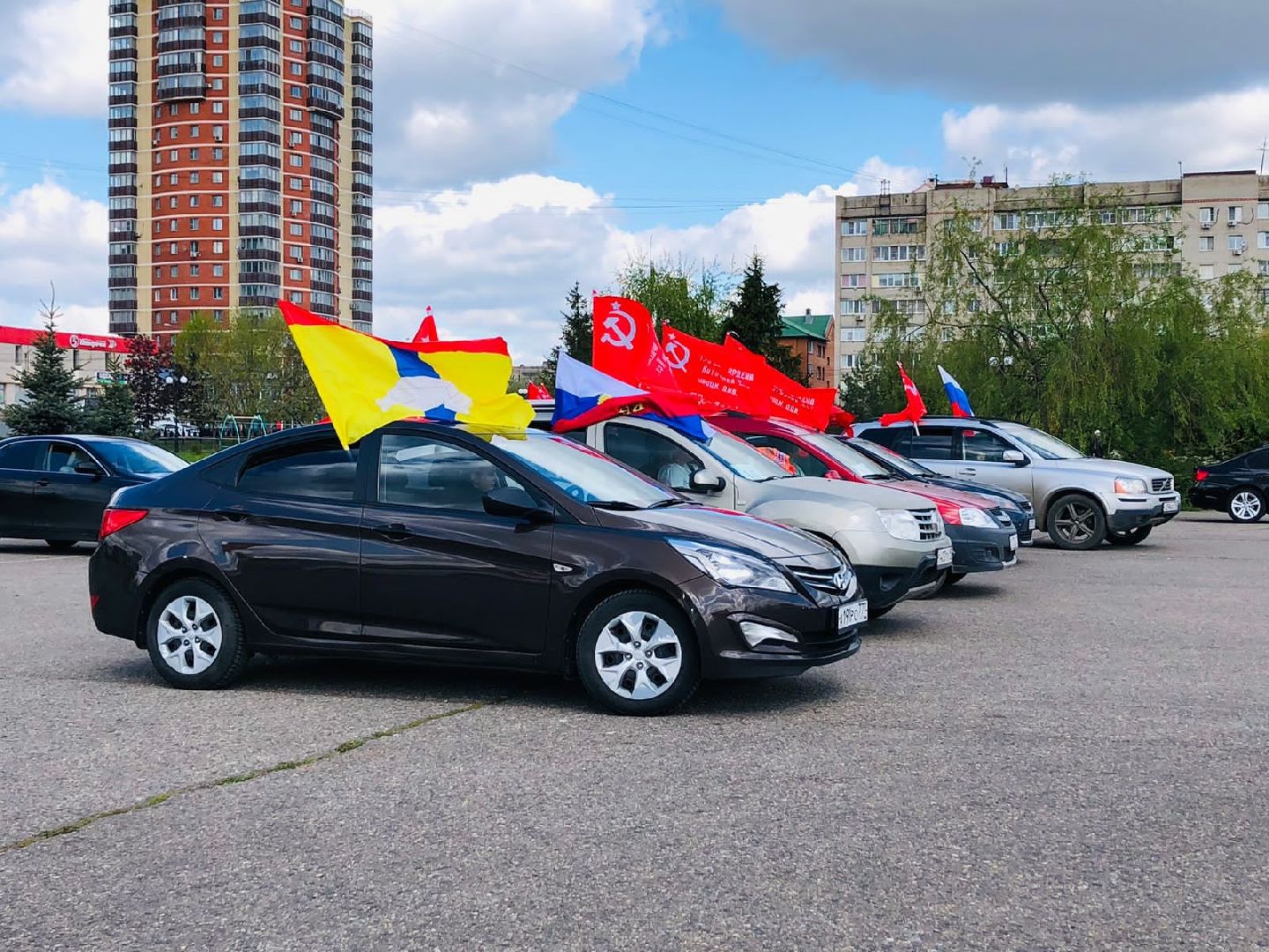 Домодедово, День Победы, память, автопробег