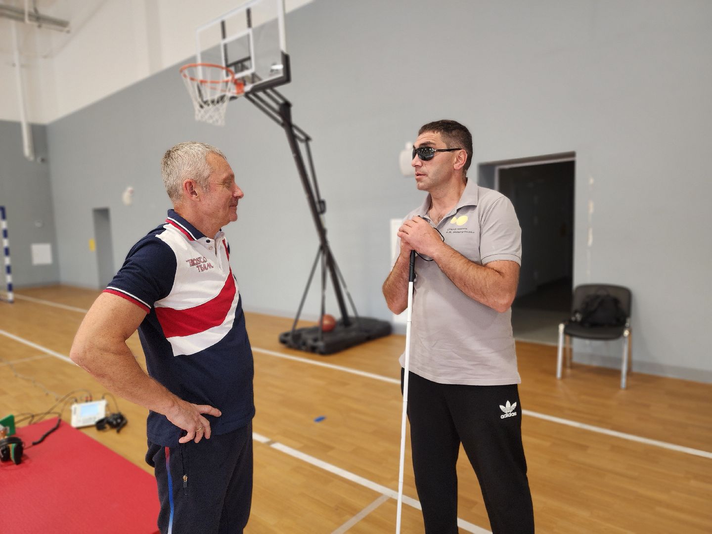 сергиев посад, сергиево-посадский городской округ,  центр мещерякова, биатлон для слепых, паралимпийский спорт, электронная винтовка, Тренировка для участников СВО, биатлонный комплекс, паралимпийский биатлон, реабилитация участников сво,