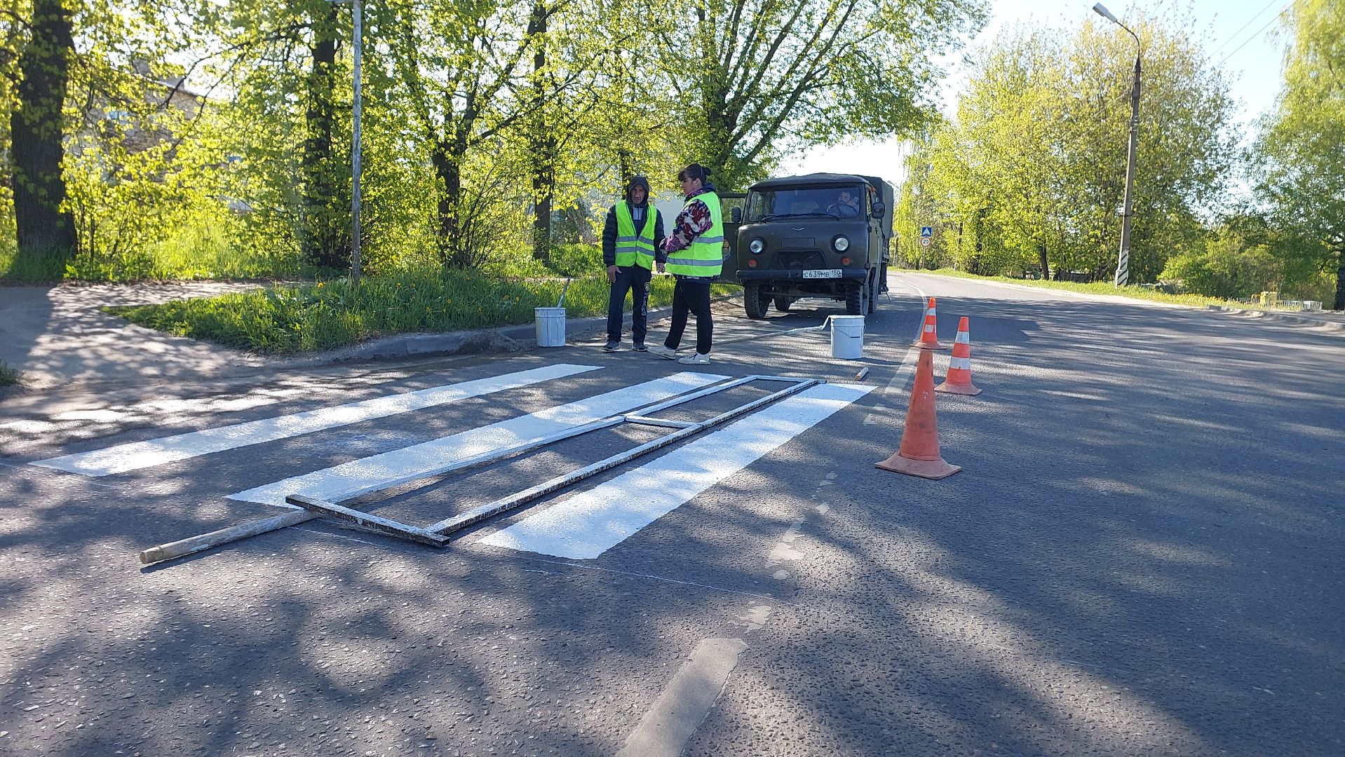 дороги, дорожные работы, дорожная разметка, пешеходный переход, пешеходная зебра, серпухов, добродел,