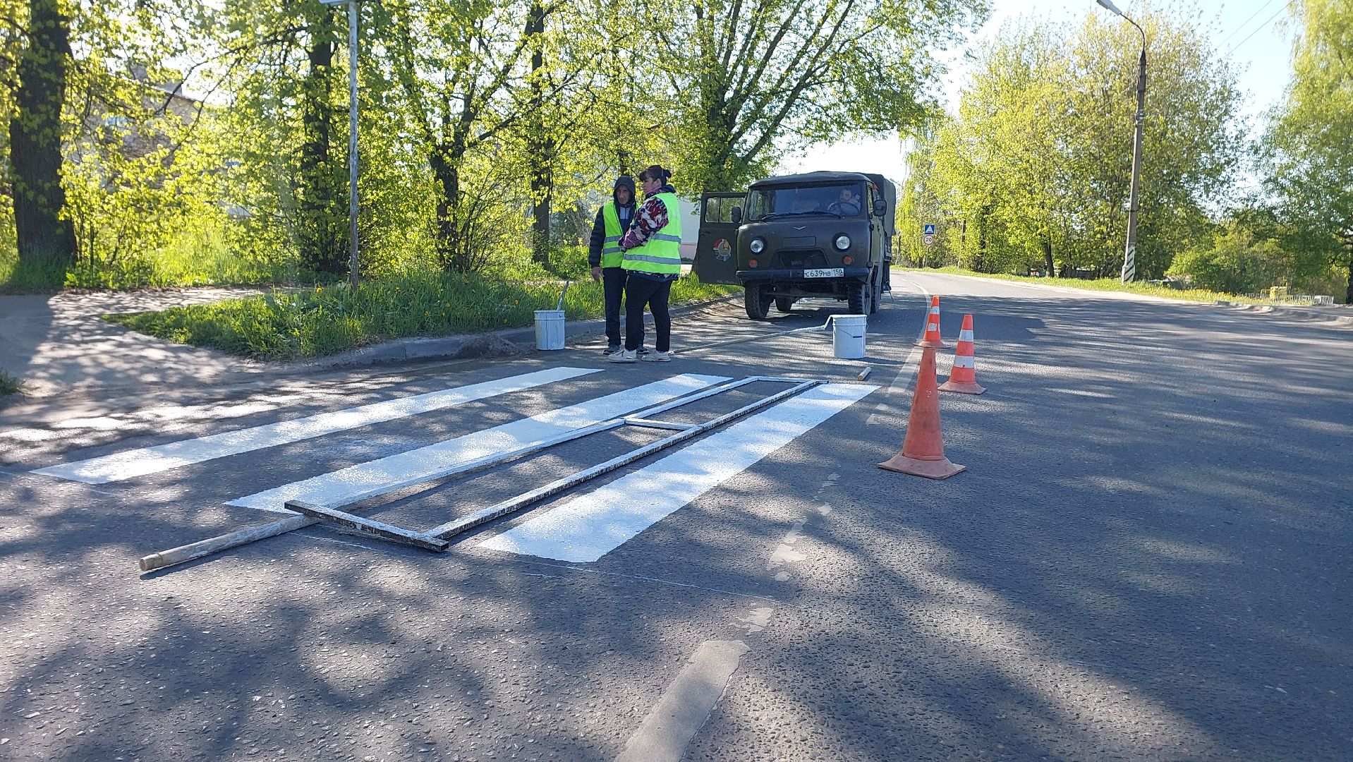 дороги, дорожные работы, дорожная разметка, пешеходный переход, пешеходная зебра, серпухов, добродел,