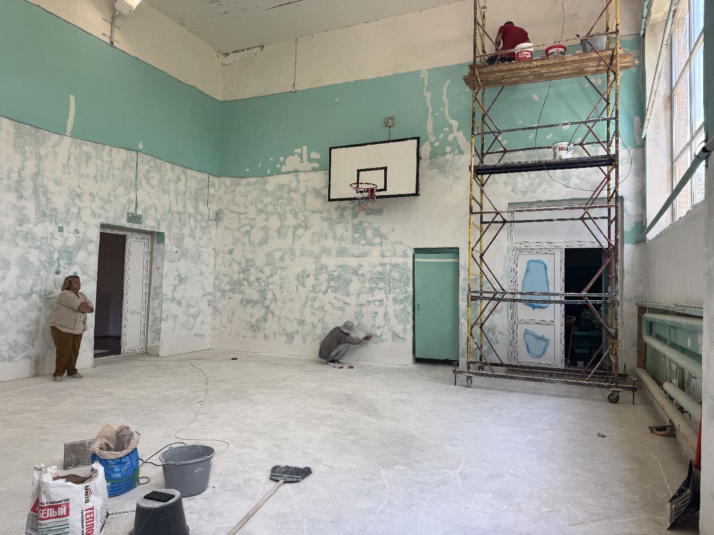 1 сентября, подготовка школы к учебному году, ремонт,