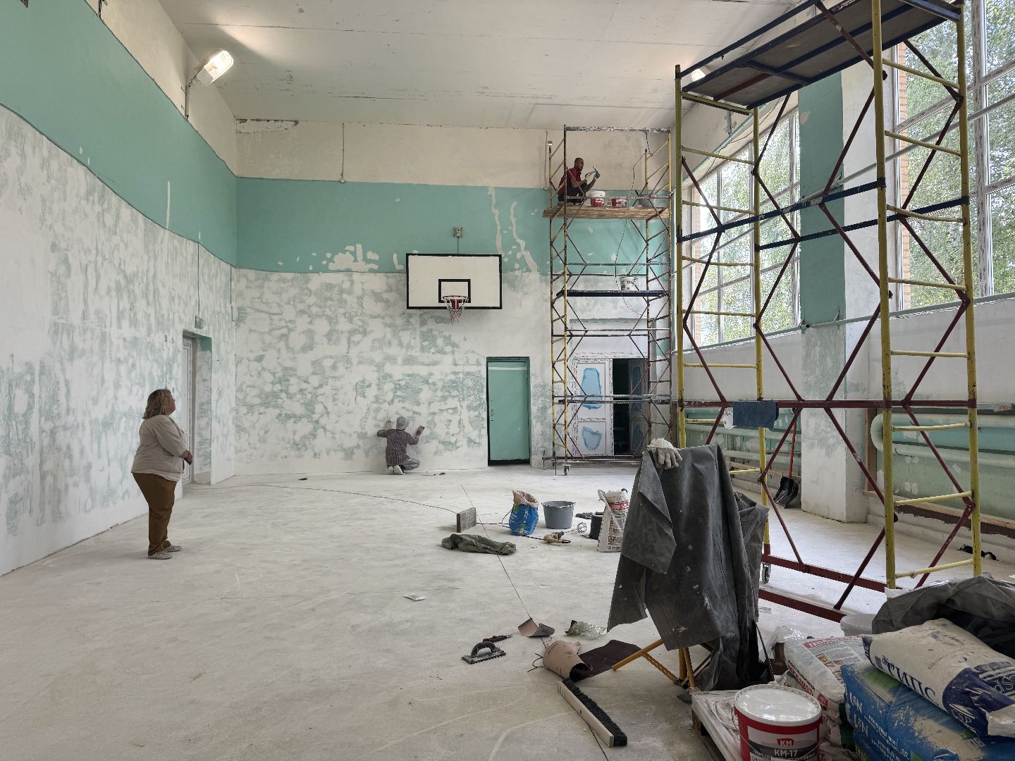 1 сентября, подготовка школы к учебному году, ремонт,