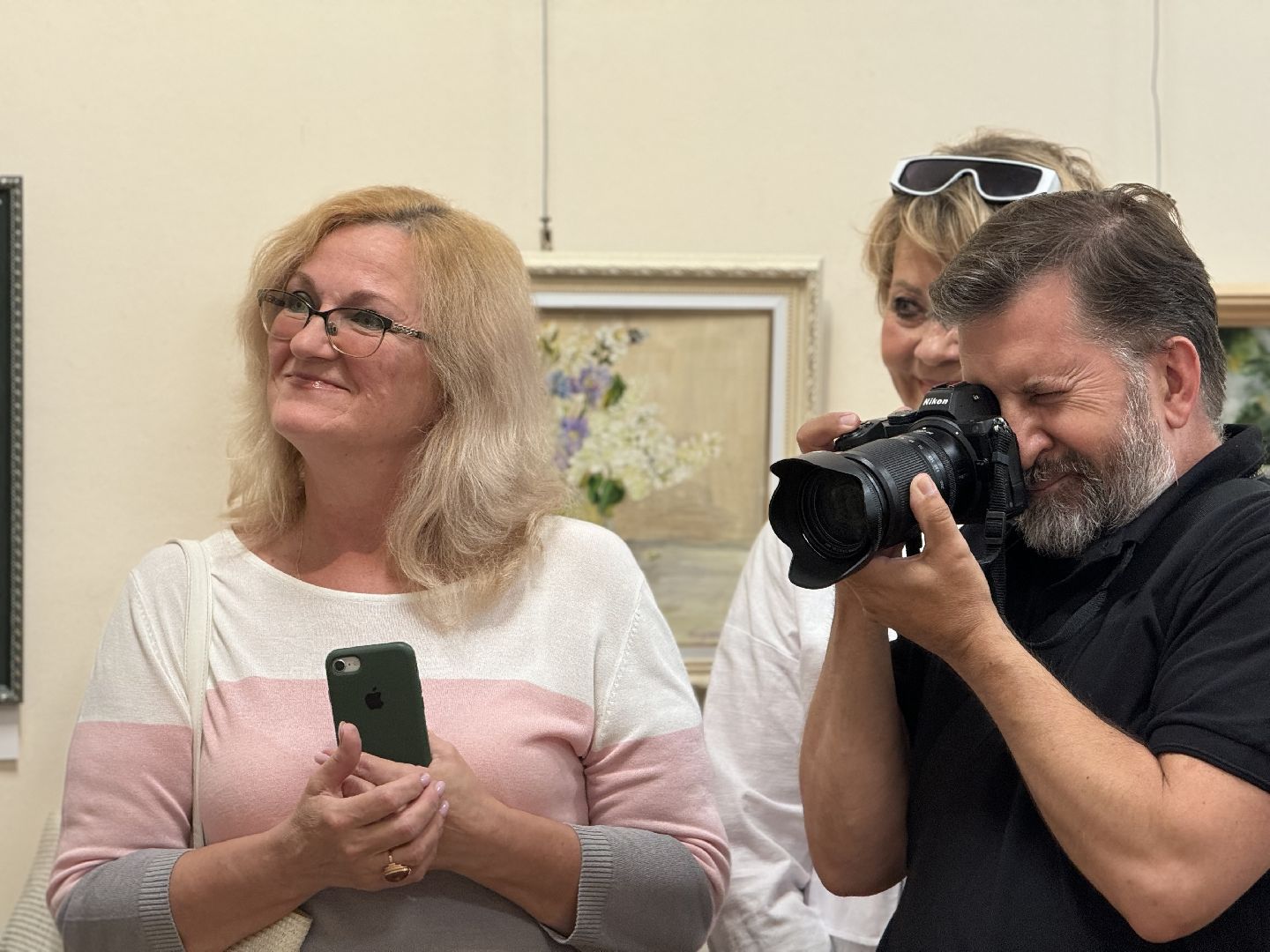 открытие выставки, историко - культурный центр, ленинский городской округ, художница,