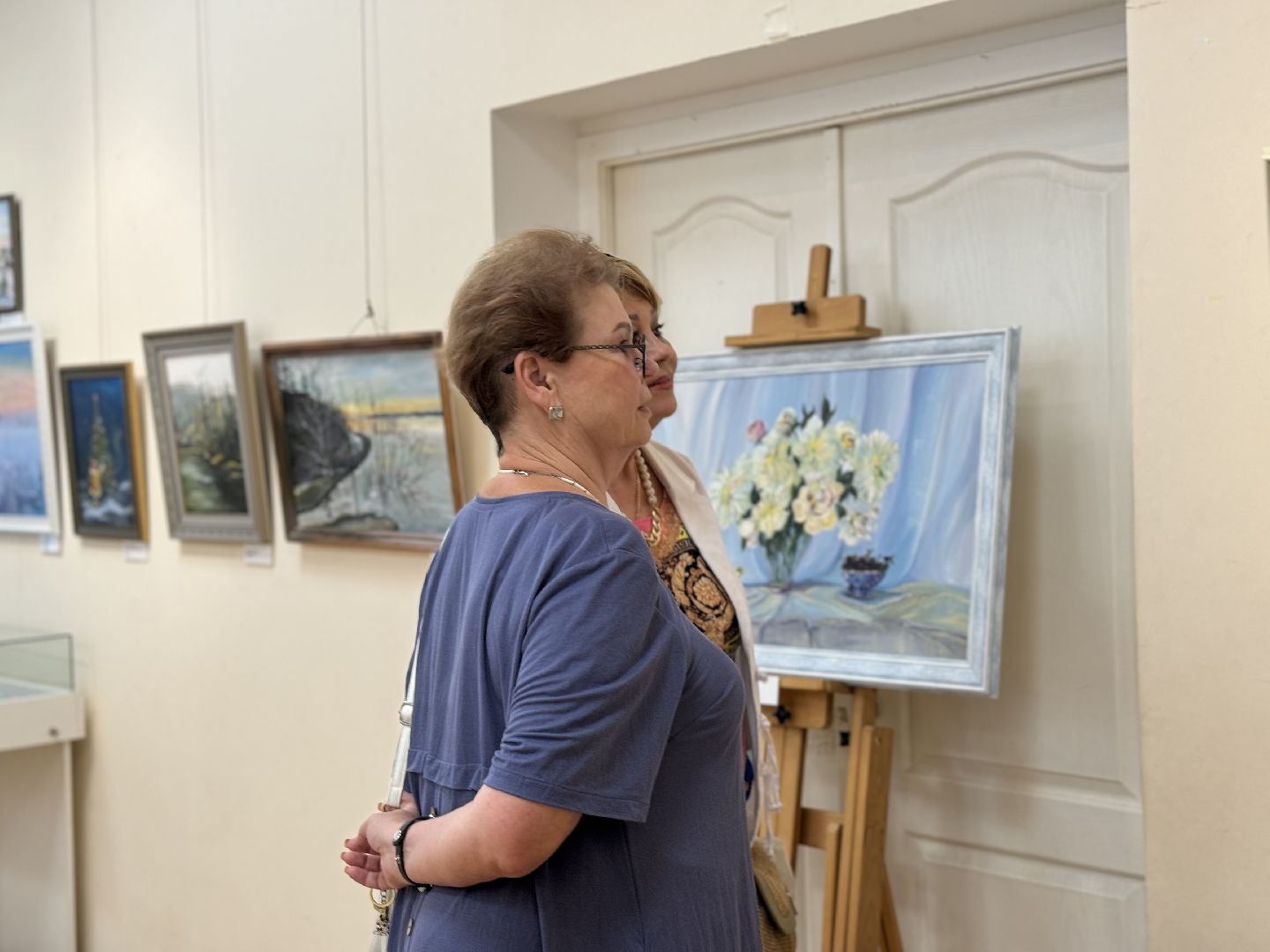 открытие выставки, историко - культурный центр, ленинский городской округ, художница,
