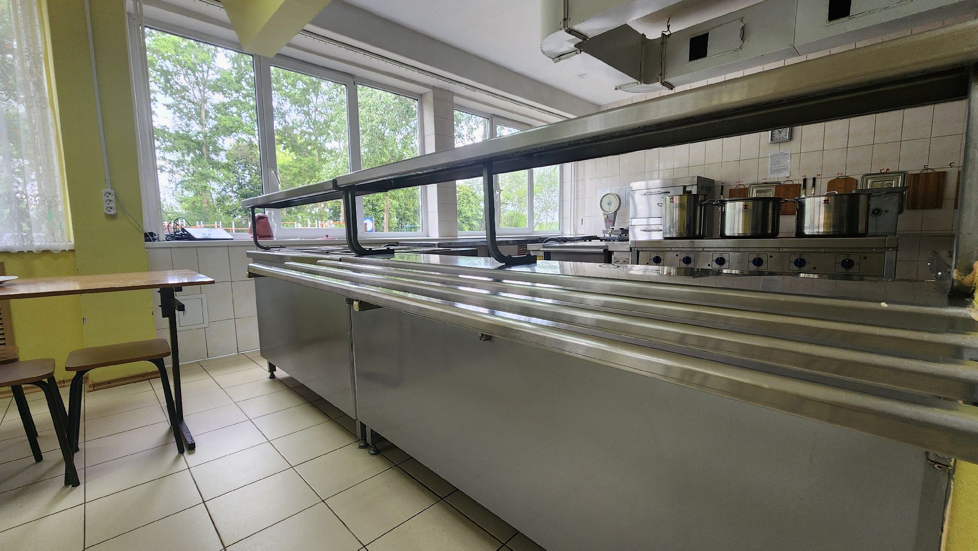 Зарайск, школа в Мендюкино, скоро в школу, готовность школы к новому учебному году, пищеблок,