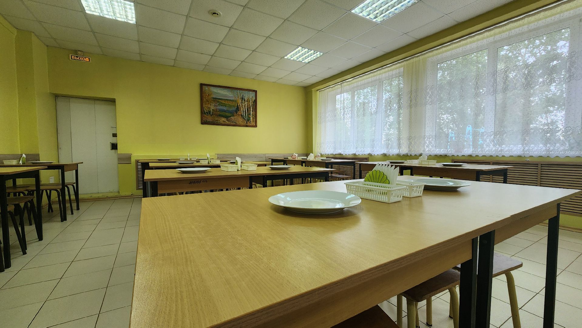 Зарайск, школа в Мендюкино, скоро в школу, готовность школы к новому учебному году, пищеблок,