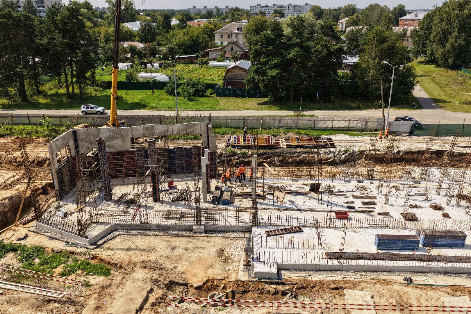 видео с коптера, стадион русич, реконструкция стадиона русич,